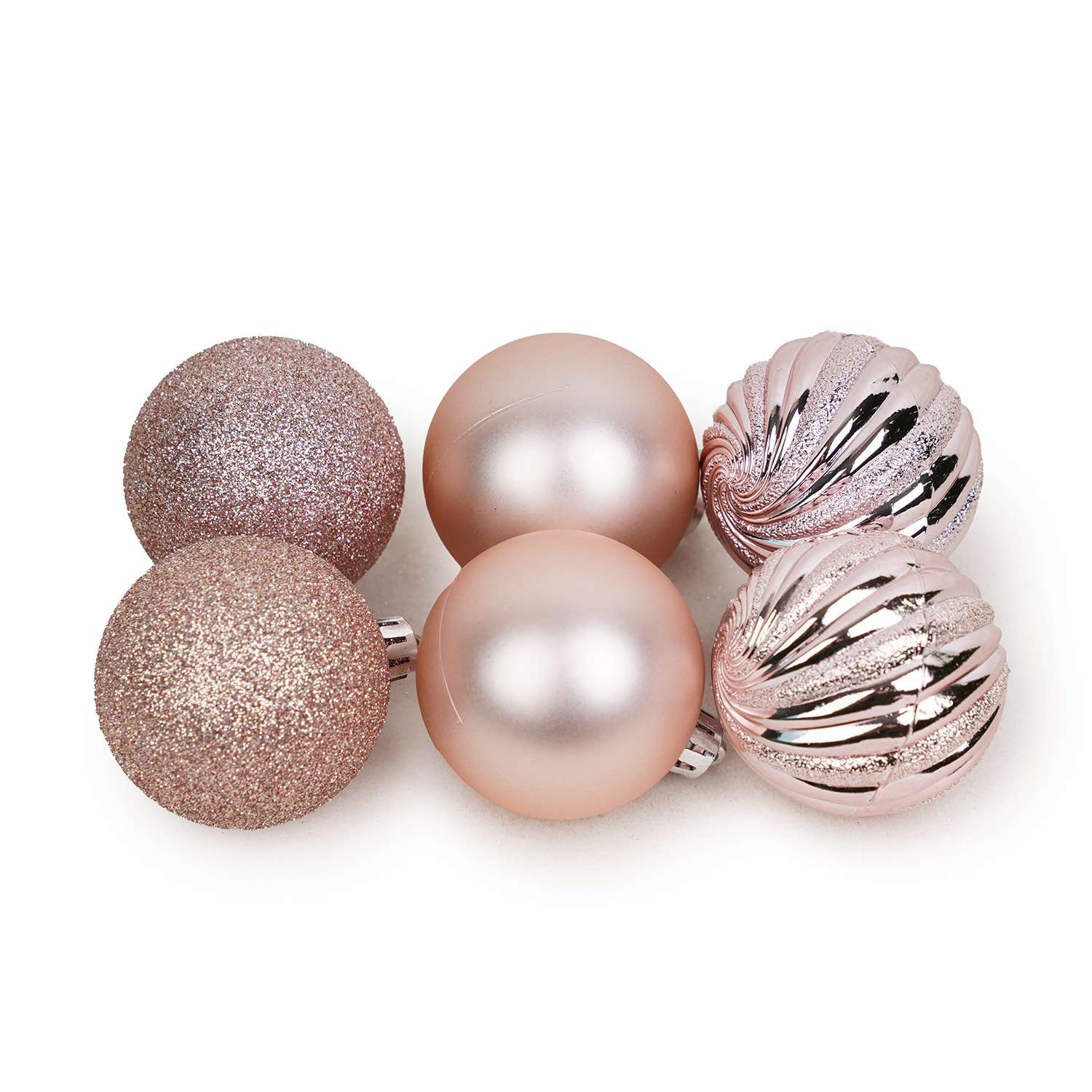 Набор ёлочных шаров ё 5см 6шт - фото 2