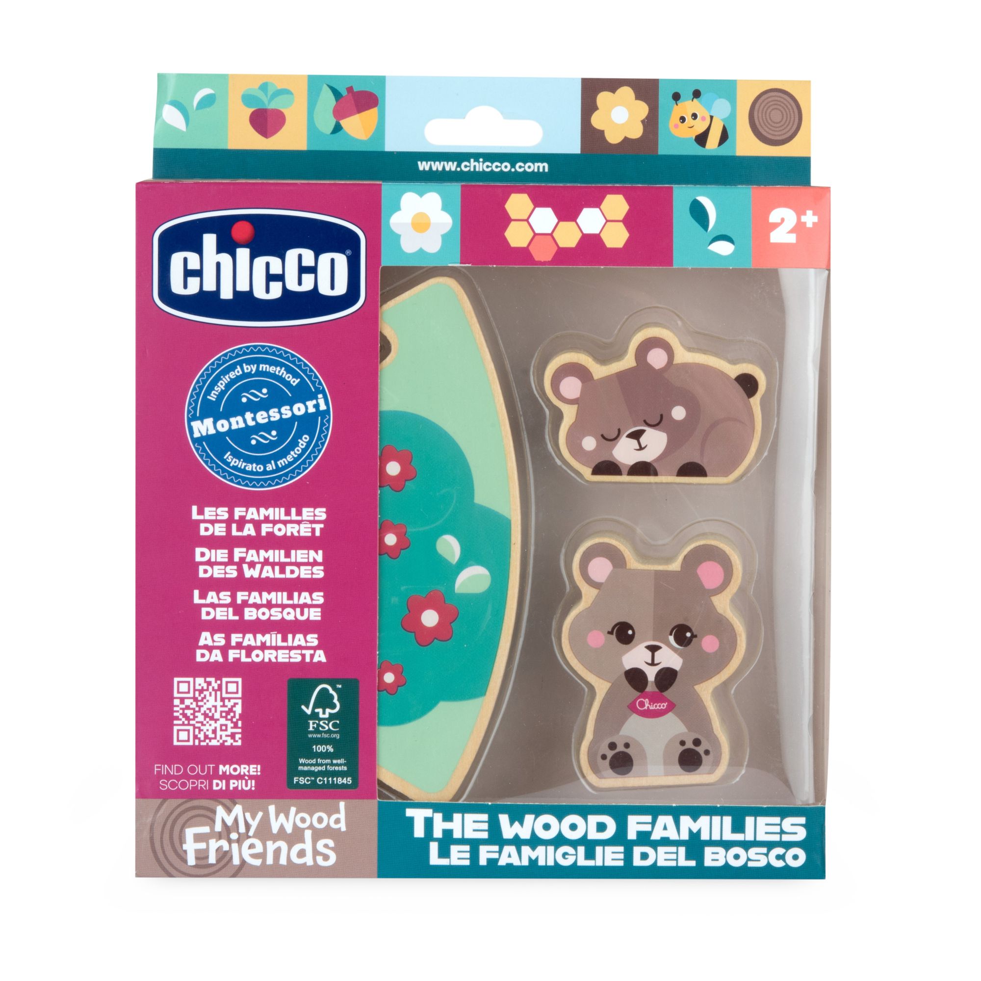 Игрушка Chicco деревянный Семья - фото 1