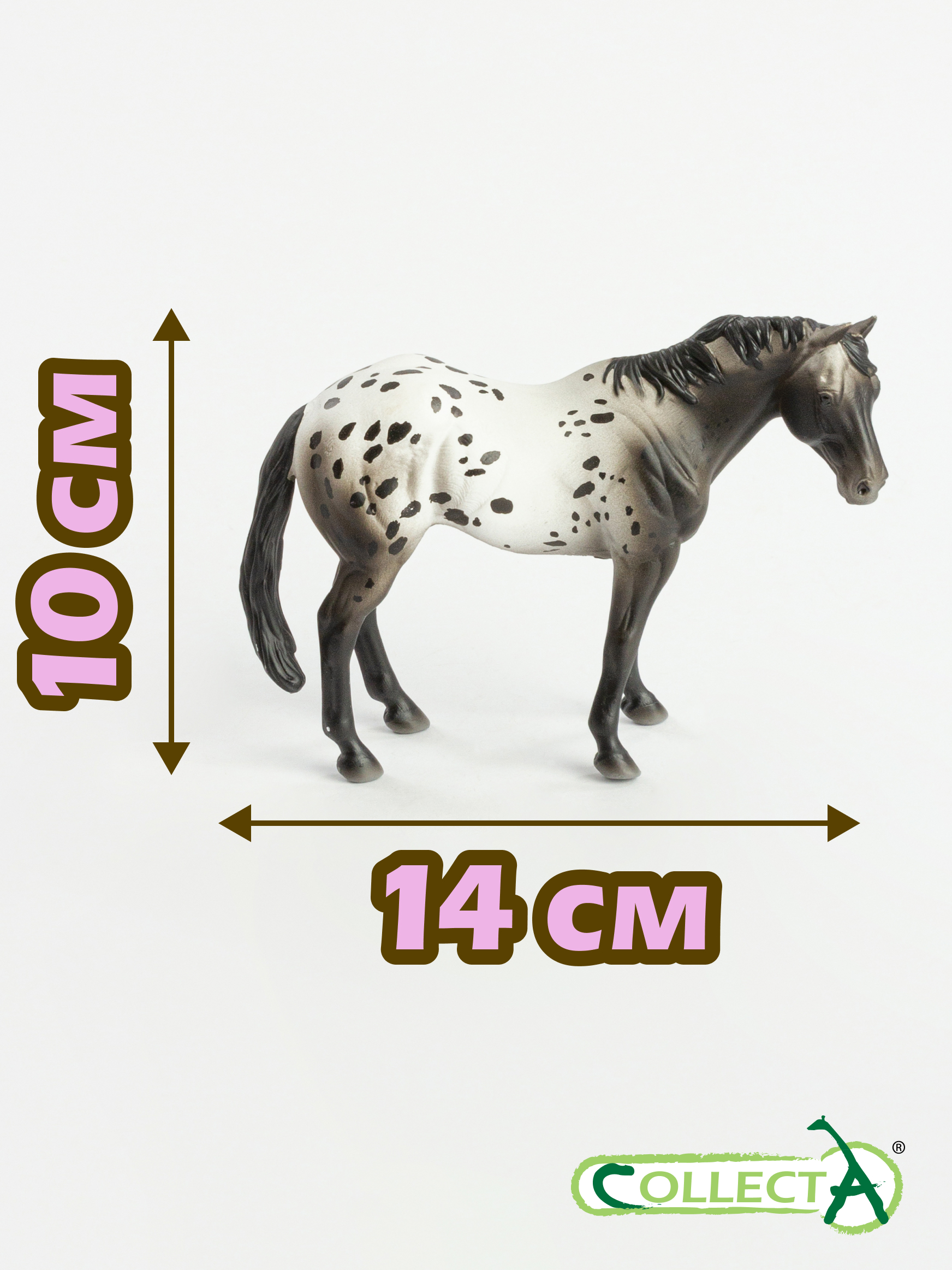 Фигурка Collecta Лошадь Аппалузский голубой - фото 2