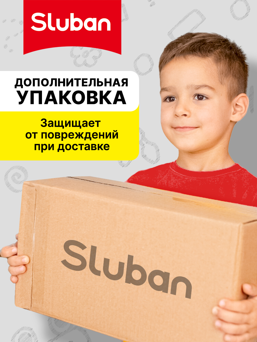 Конструктор SLUBAN Флот Десантный корабль блочный - фото 4