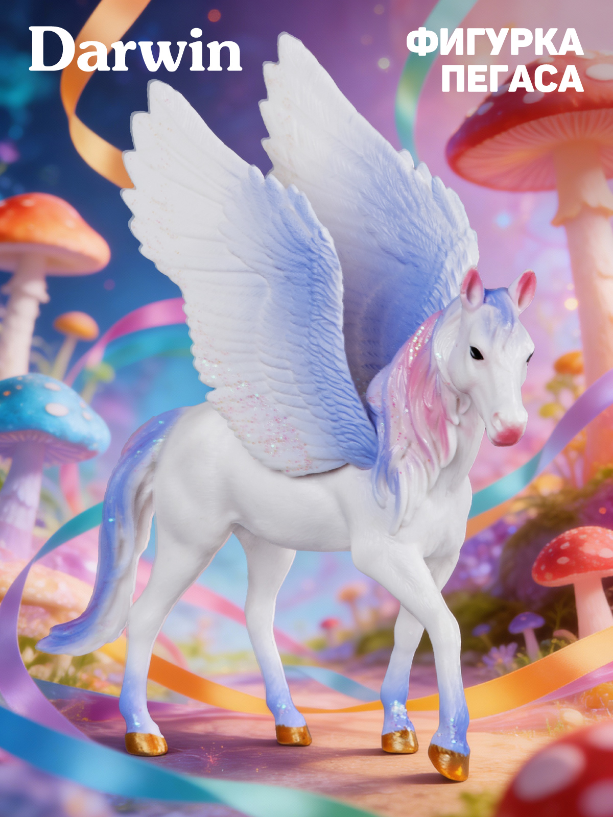 Фигурка DARWIN Волшебная лошадь Пегас - фото 1
