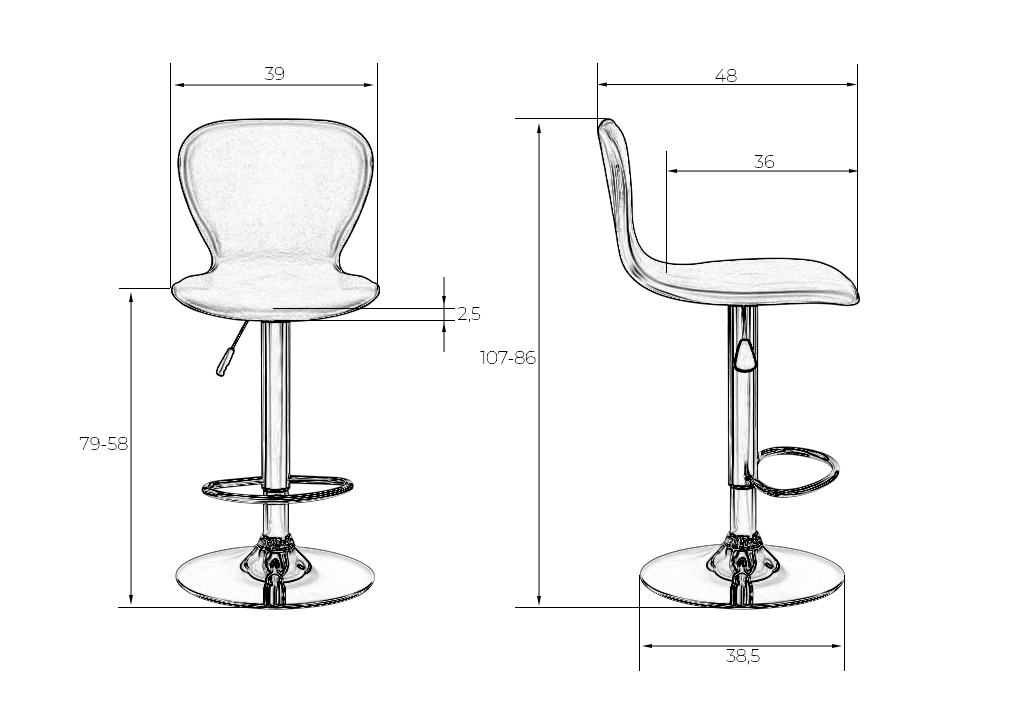 Стул DOBRIN ELISA - фото 7