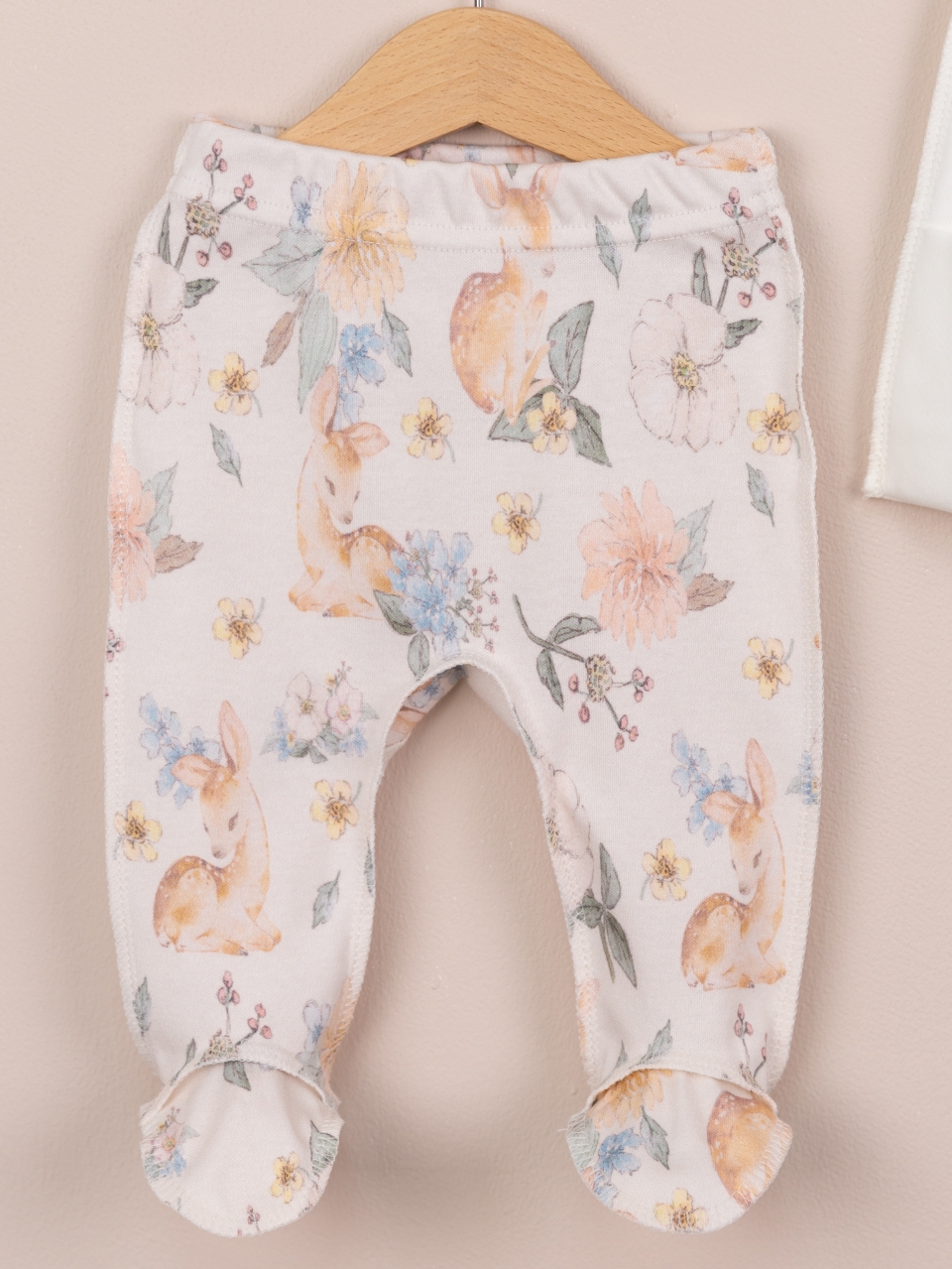 Комплект Baby boom КН164/2-И Цветы и олени на молоке - фото 5