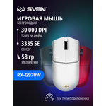 Беспроводная игровая мышь SVEN RX-G970W с ПО 100-30000 DPI (точек на дюйм)