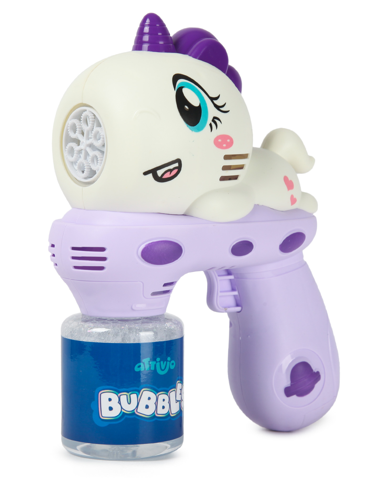 Пистолет для выдувания пузырей Attivio Единорог на облачке в ассортименте - фото 7