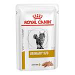 Корм для кошек ROYAL CANIN Veterinary Diet Urinary S/O Лечение и профилактика МКБ паштет 85г