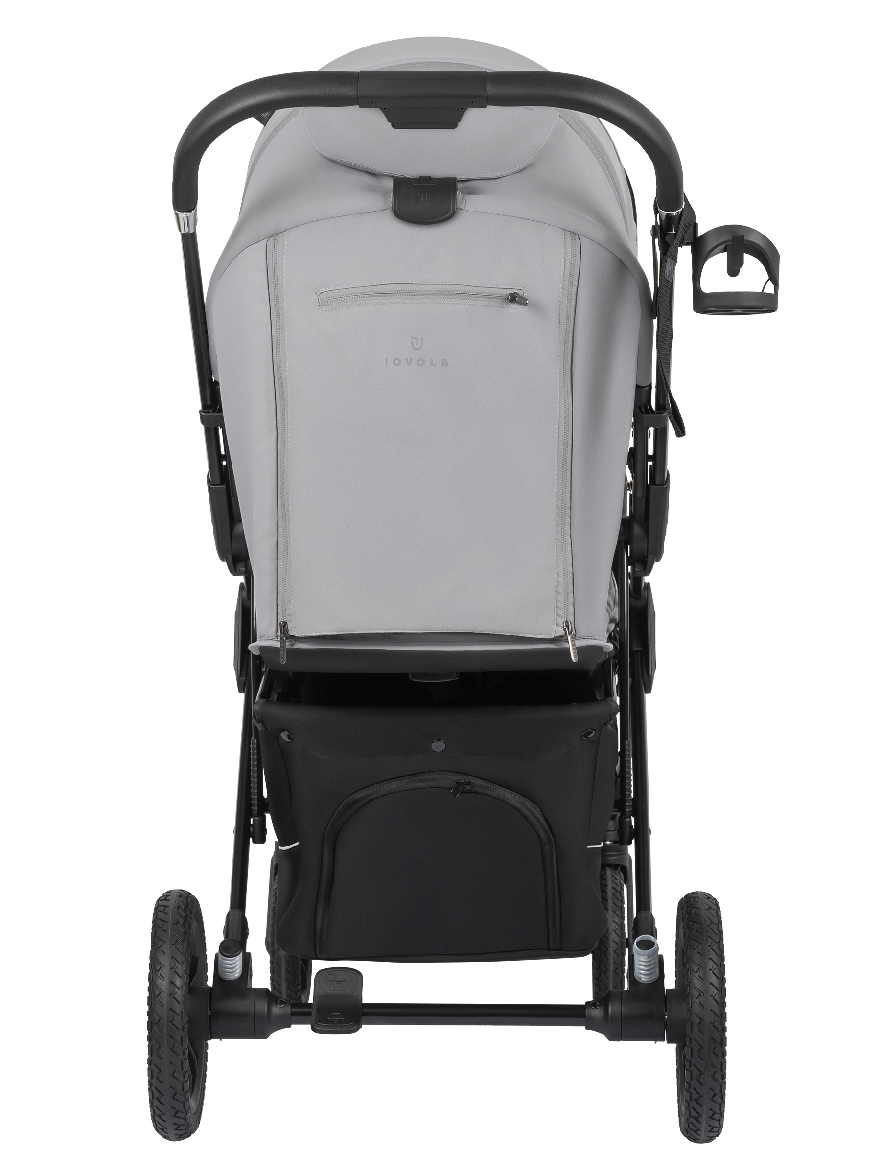 Коляска прогулочная JOVOLA Magma с перекидной ручкой серый - фото 25