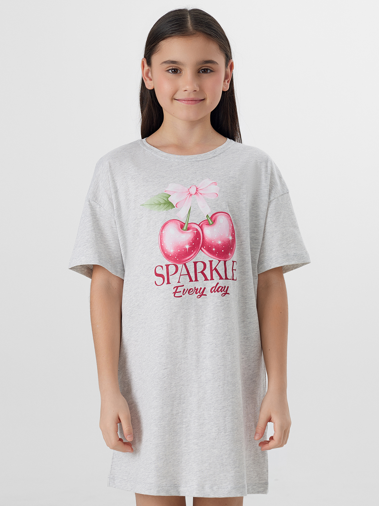 Сорочка Mark Formelle (Марк Формэль) 577717/серый меланж 4306-А +печать3 - фото 3