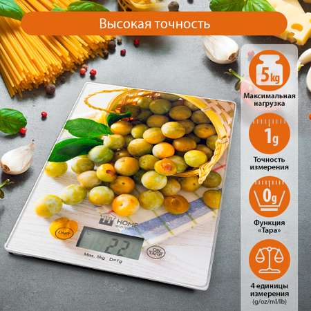 Весы кухонные HOME ELEMENT HE-SC935 сенсор и встроенный термометр
