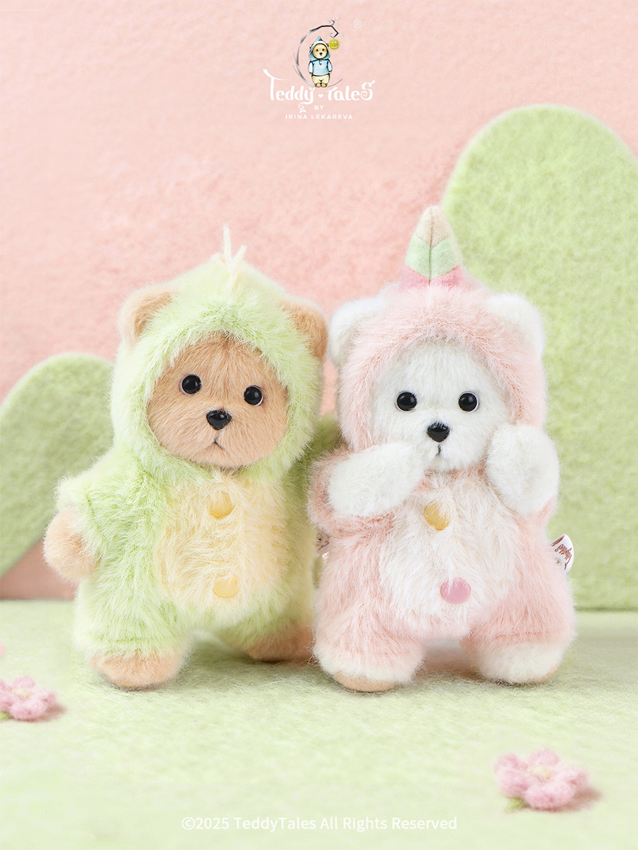 Мягкая игрушка TeddyTales костюм Динозавра брелок - фото 5