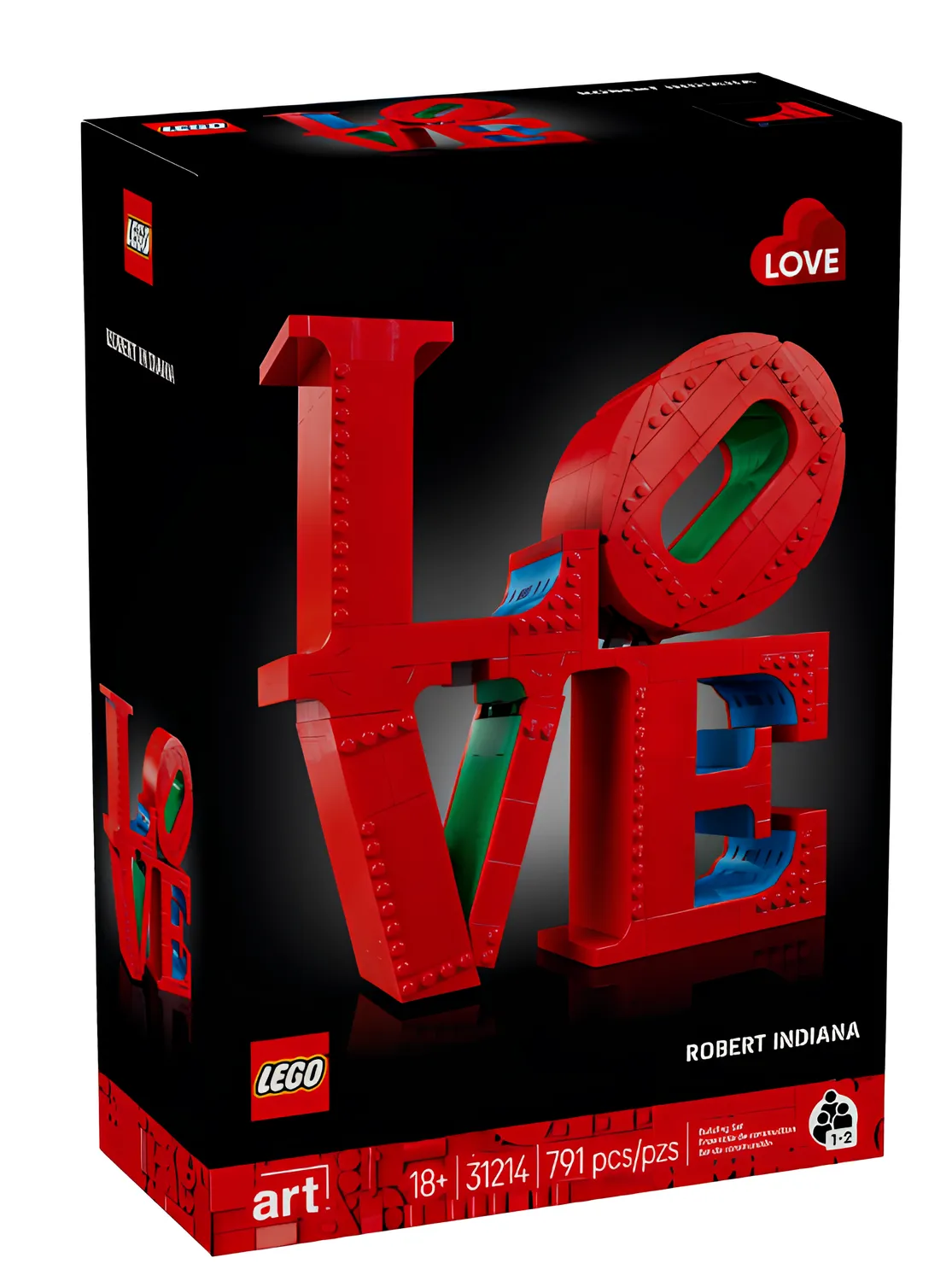 Изображение товара Конструктор LEGO Art Love с 520 деталями для взрослых Изображение товара Конструктор LEGO Art Love с 520 деталями для взрослых