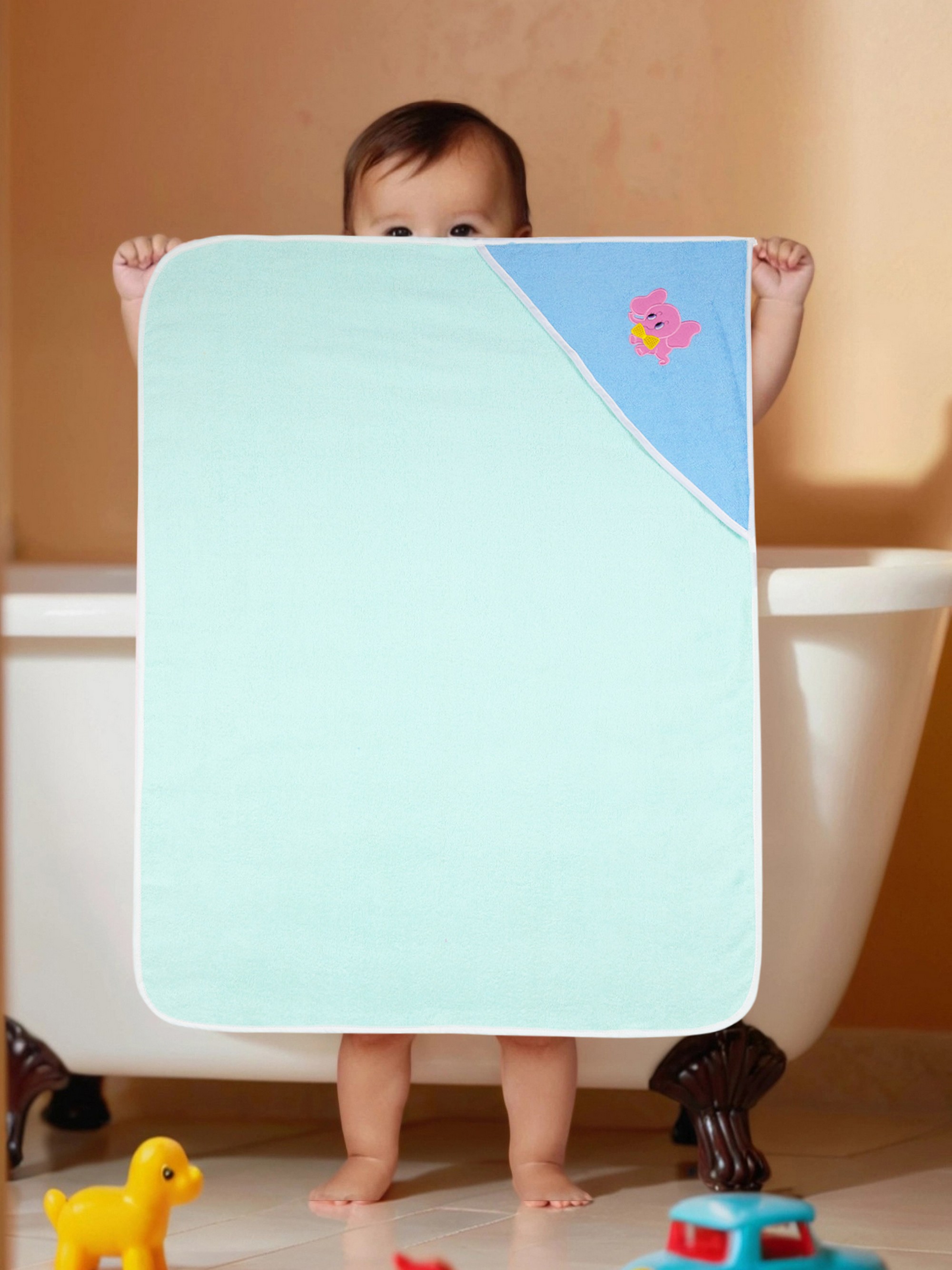 Полотенце уголок Wellness Малыш-53/54_СБ 80 x 100 см 1 шт. - фото 2