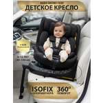 Автокресло agex Grow i‑Size Isofix 0+/1/2/3 (0-36 кг) черный