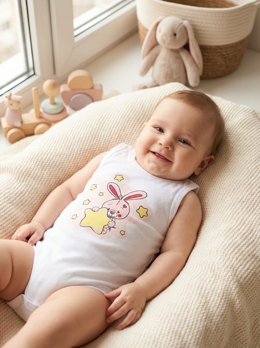 Боди 2 шт КЛЯКСА 31-304 РозСлонЗайк - фото 9