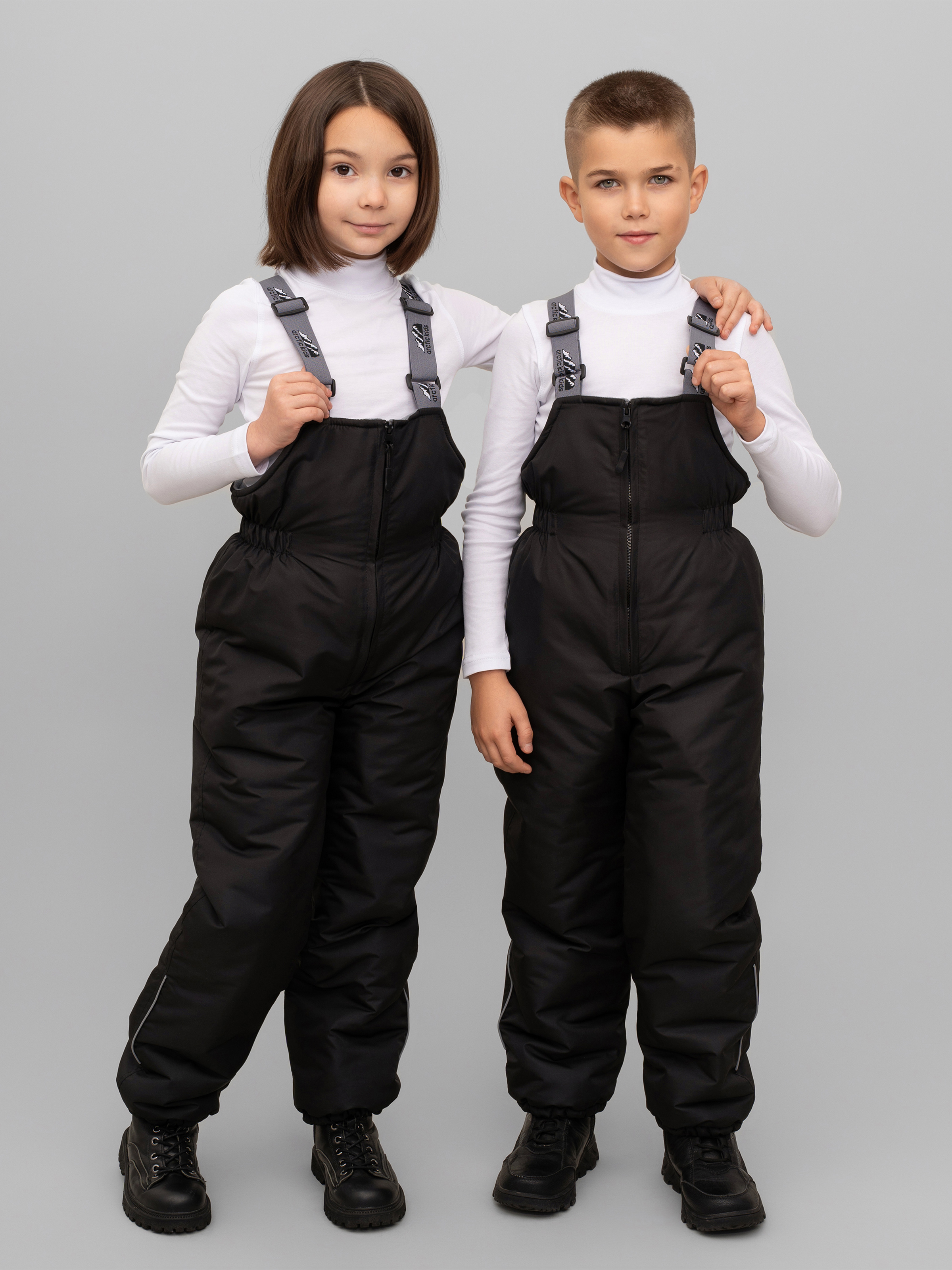 Полукомбинезон Arctic kids 60-010 черный - фото 32