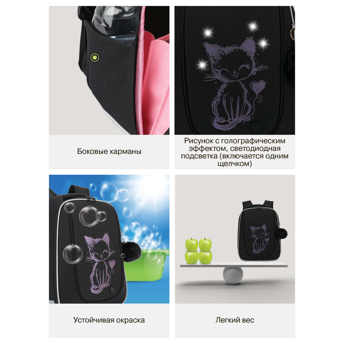 Ранец Grizzly Для девочки - фото 14