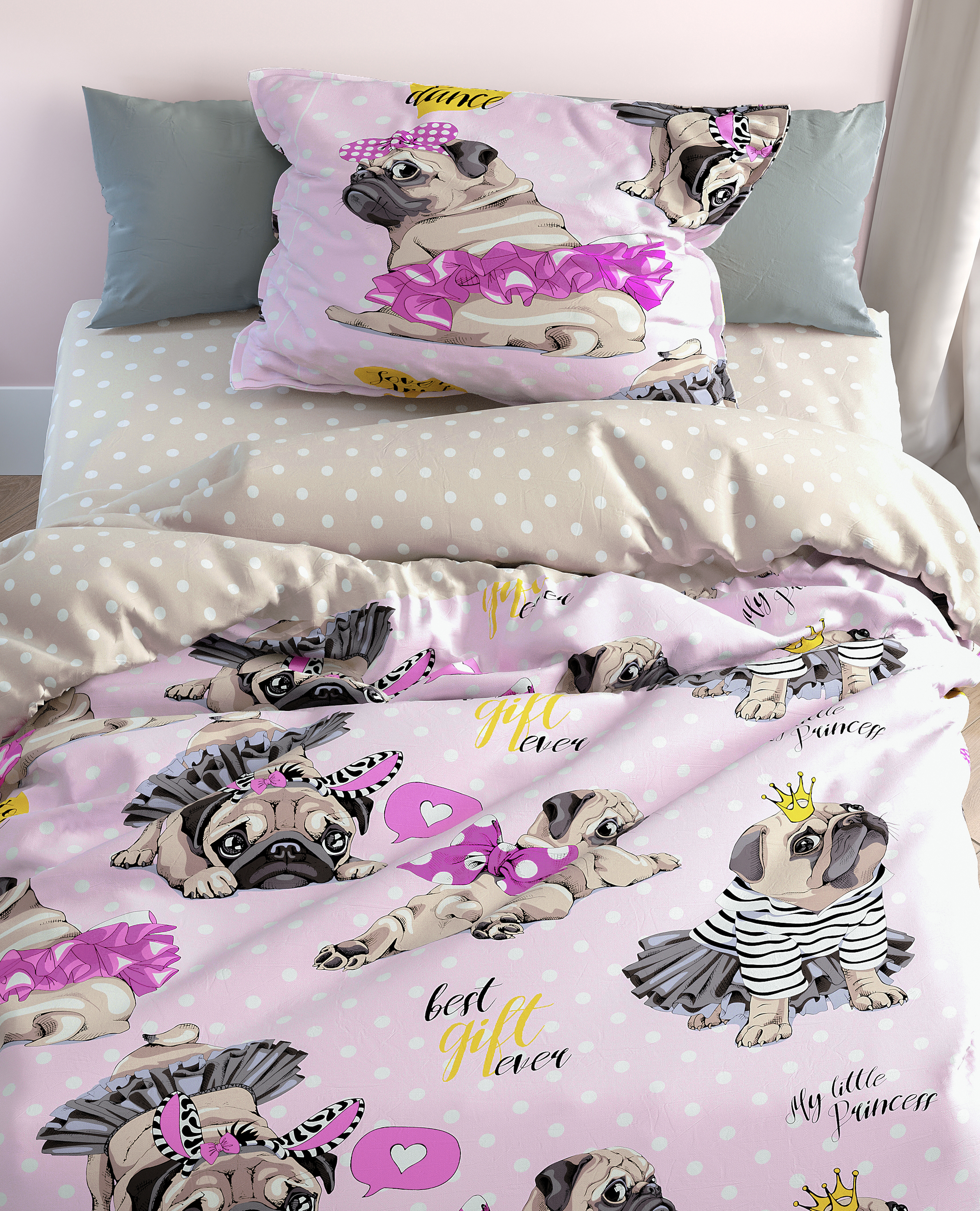 Комплект постельного белья PAVLine FreeDom полутораспальный 3 предм. - фото 10