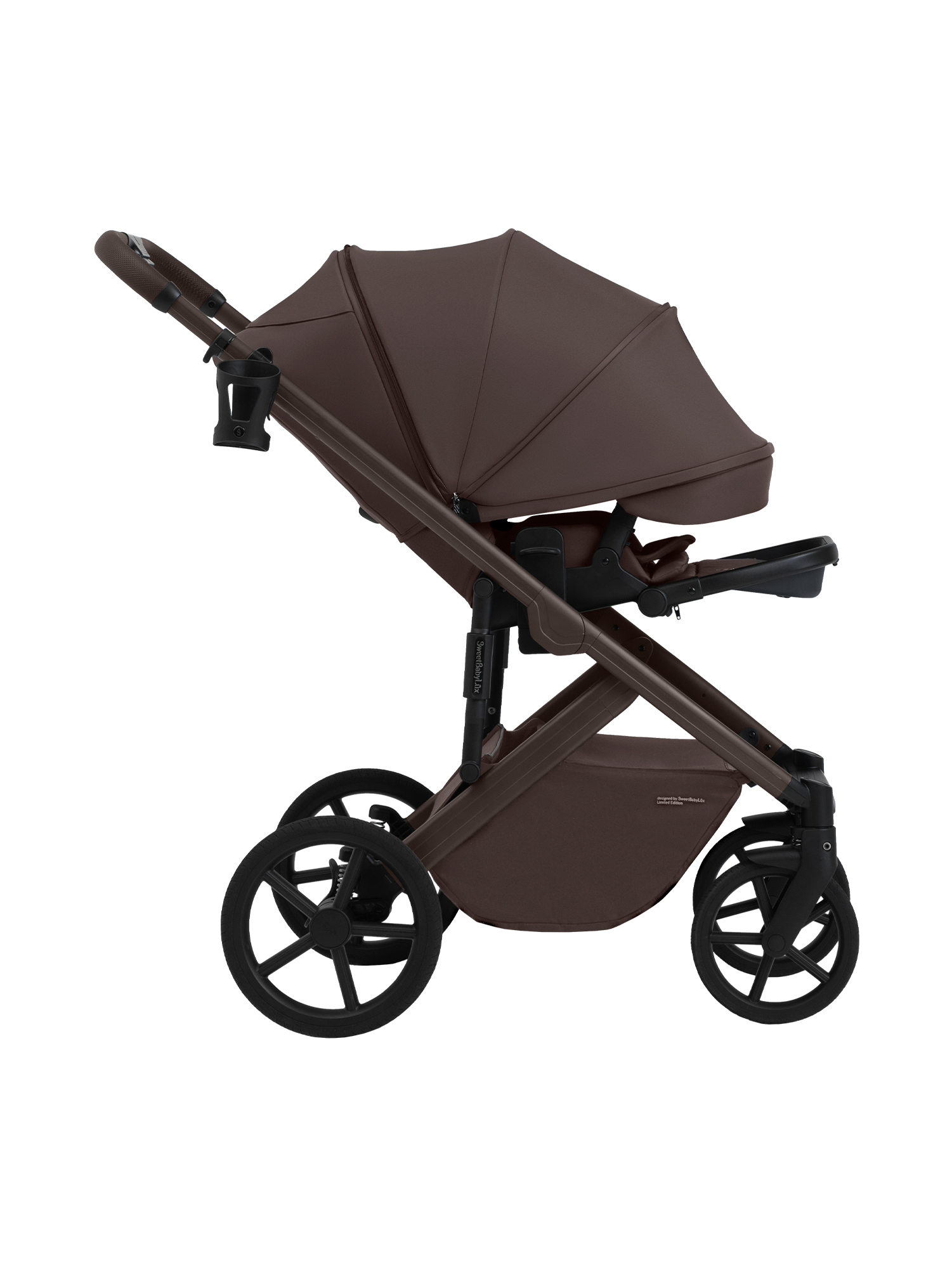 Коляска 2в1 Sweet Baby Dolce Chocolate Brown коричневый - фото 34