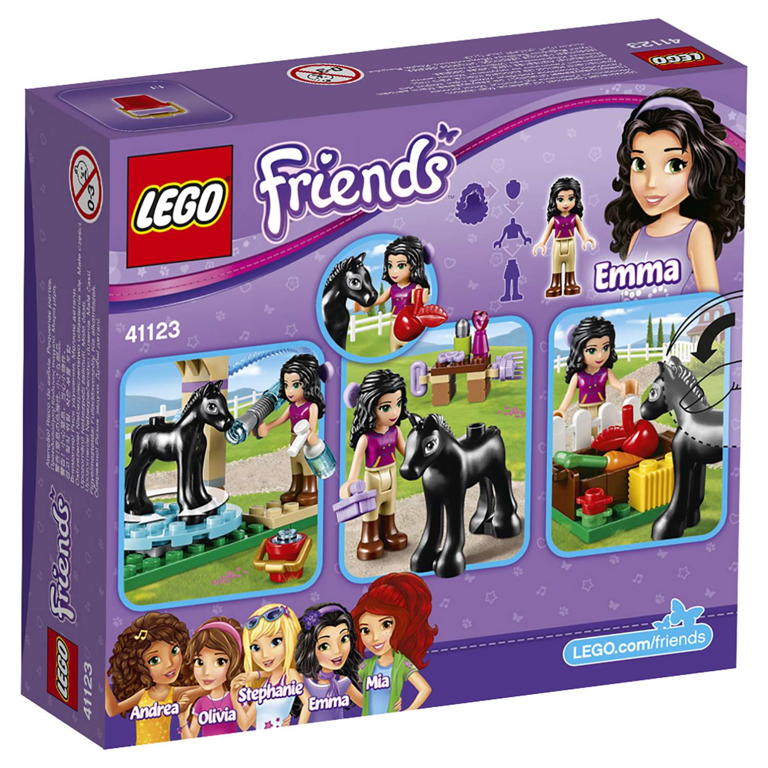 Конструктор LEGO Friends Салон для жеребят блочный - фото 3