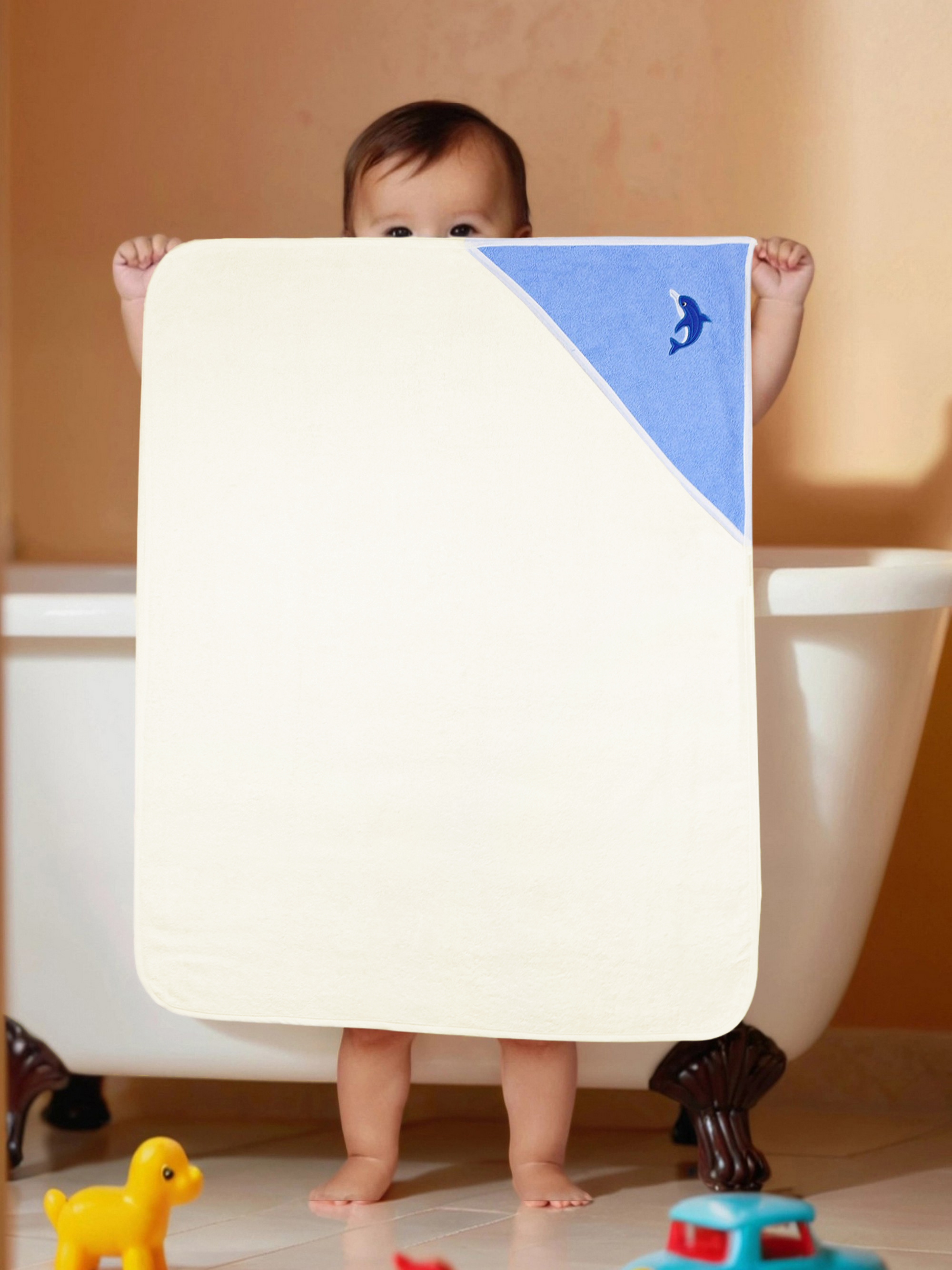 Полотенце уголок Wellness Малыш-01/55_Д 80 x 100 см 1 шт. - фото 2