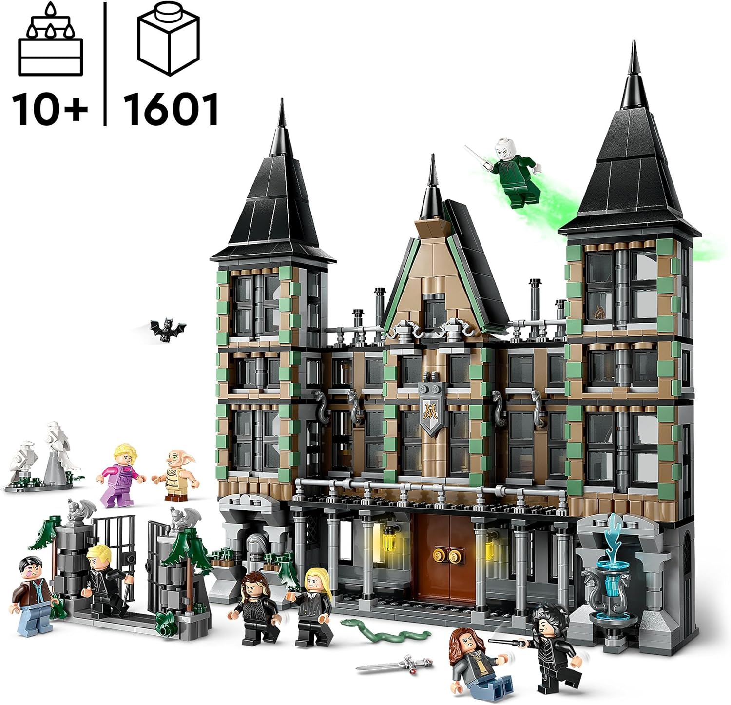 Конструктор LEGO Harry Potter Поместье Малфоев 1601 дет. - фото 2