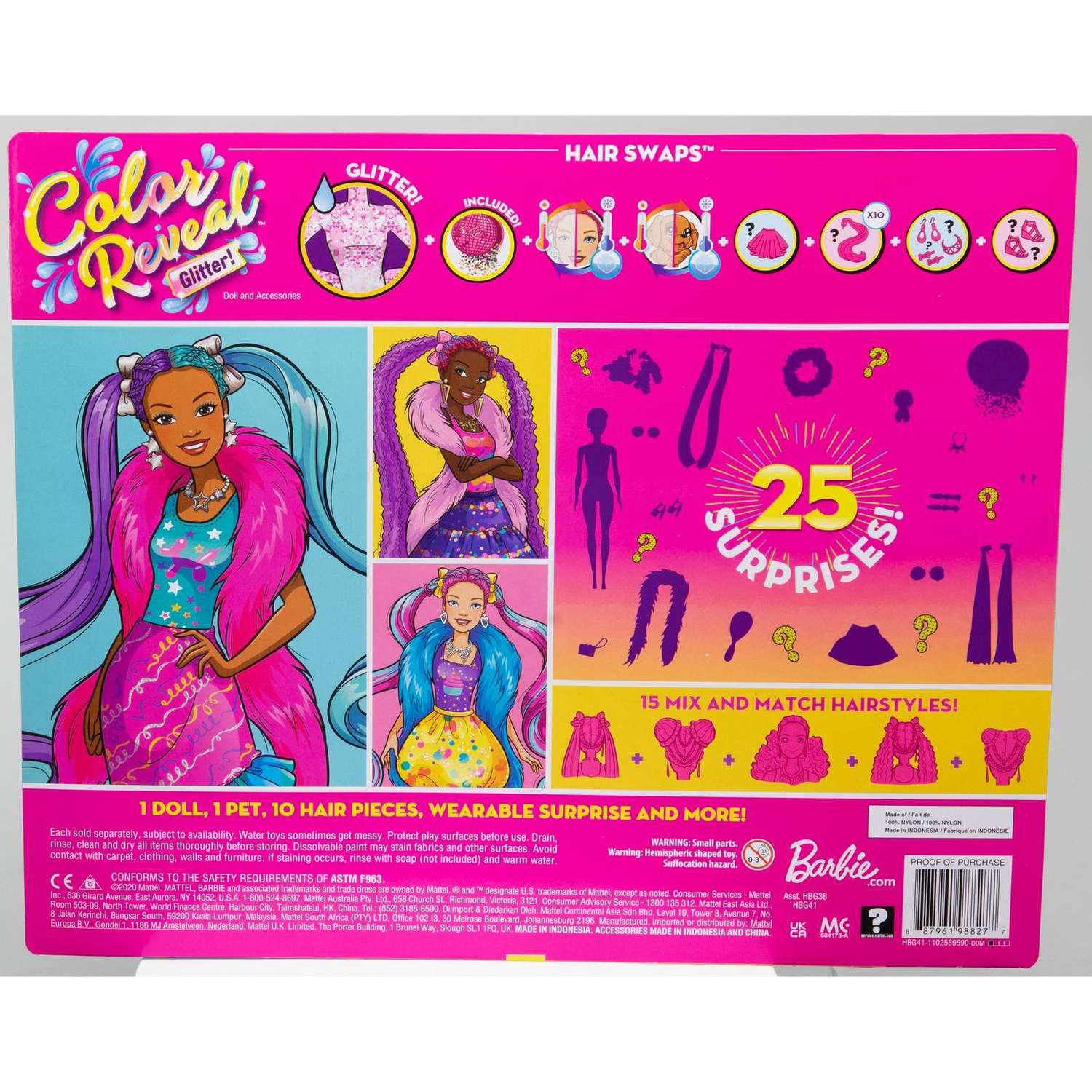 Кукла модельная Barbie HBG41 - фото 3