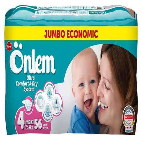 Подгузники Onlem Ultra Comfort 4 56 шт.