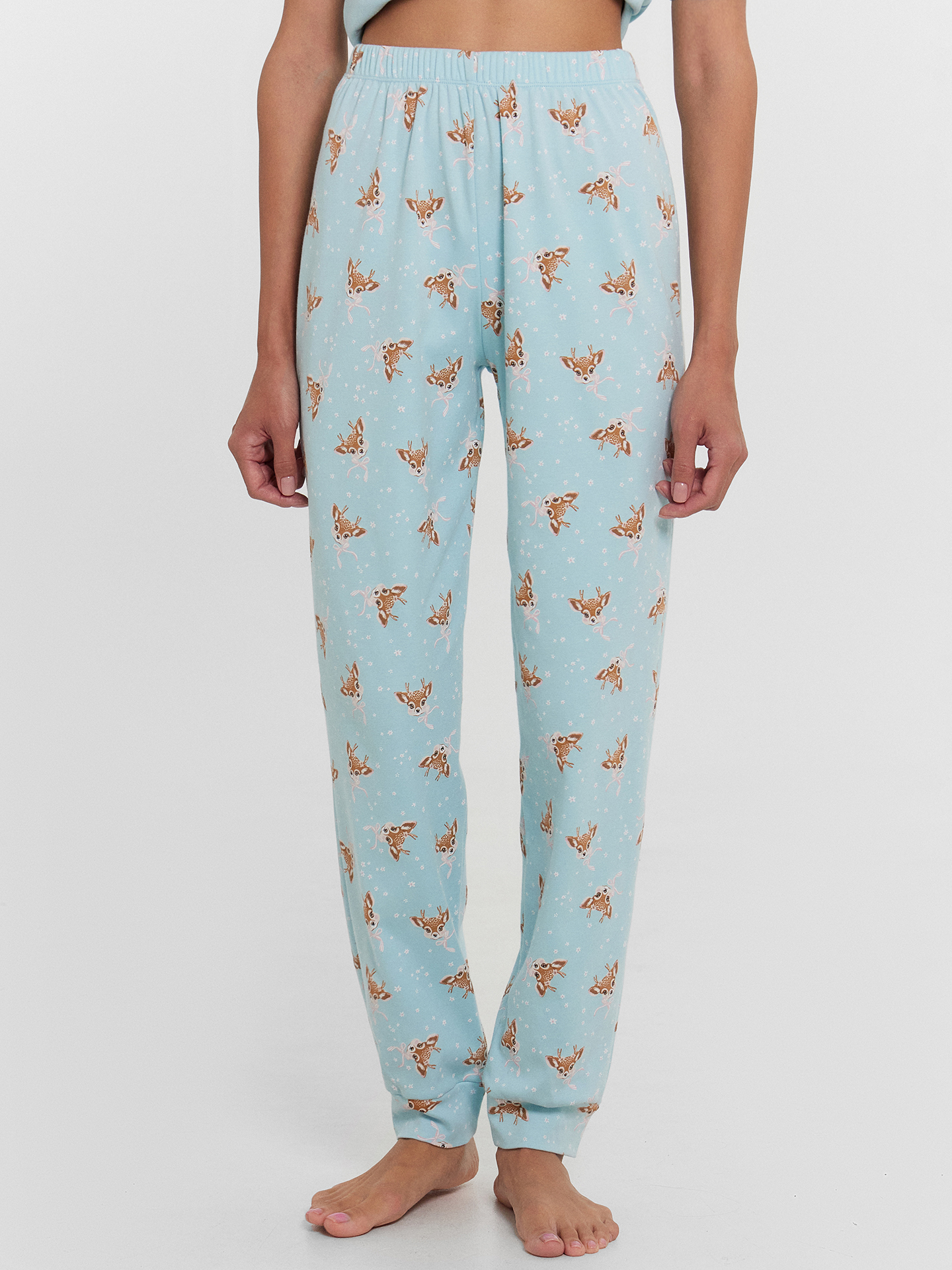 Пижама Mark Formelle (Марк Формэль) 592514/тихая вода + оленята с бантиками - фото 9