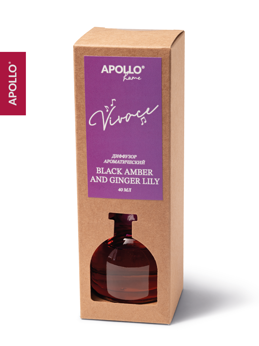 Ароматический диффузор APOLLO амбра и лилия 40 мл - фото 6