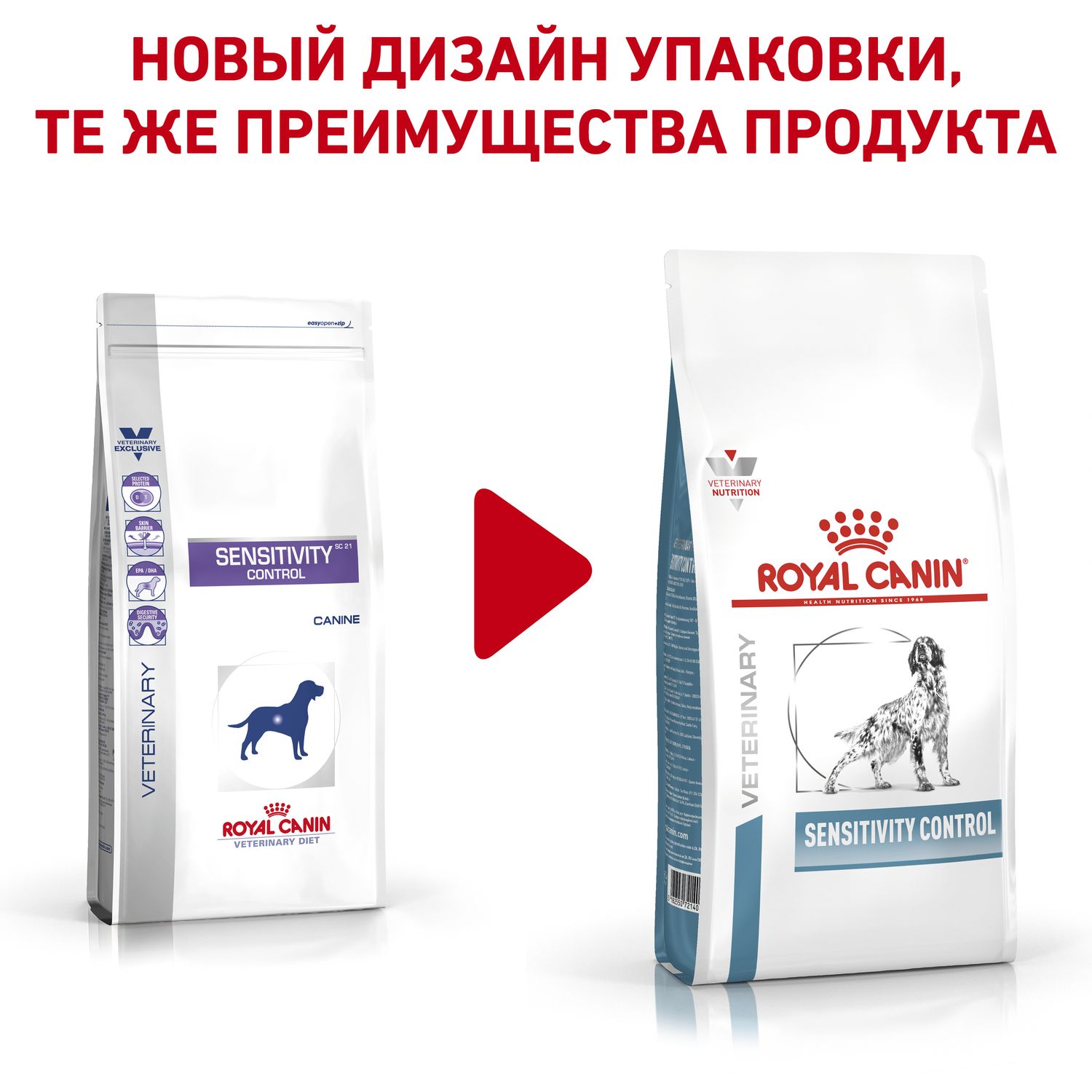 Корм для собак ROYAL CANIN Sensitivity Control SC21 с пищевой непереносимостью утка 1.5кг - фото 2
