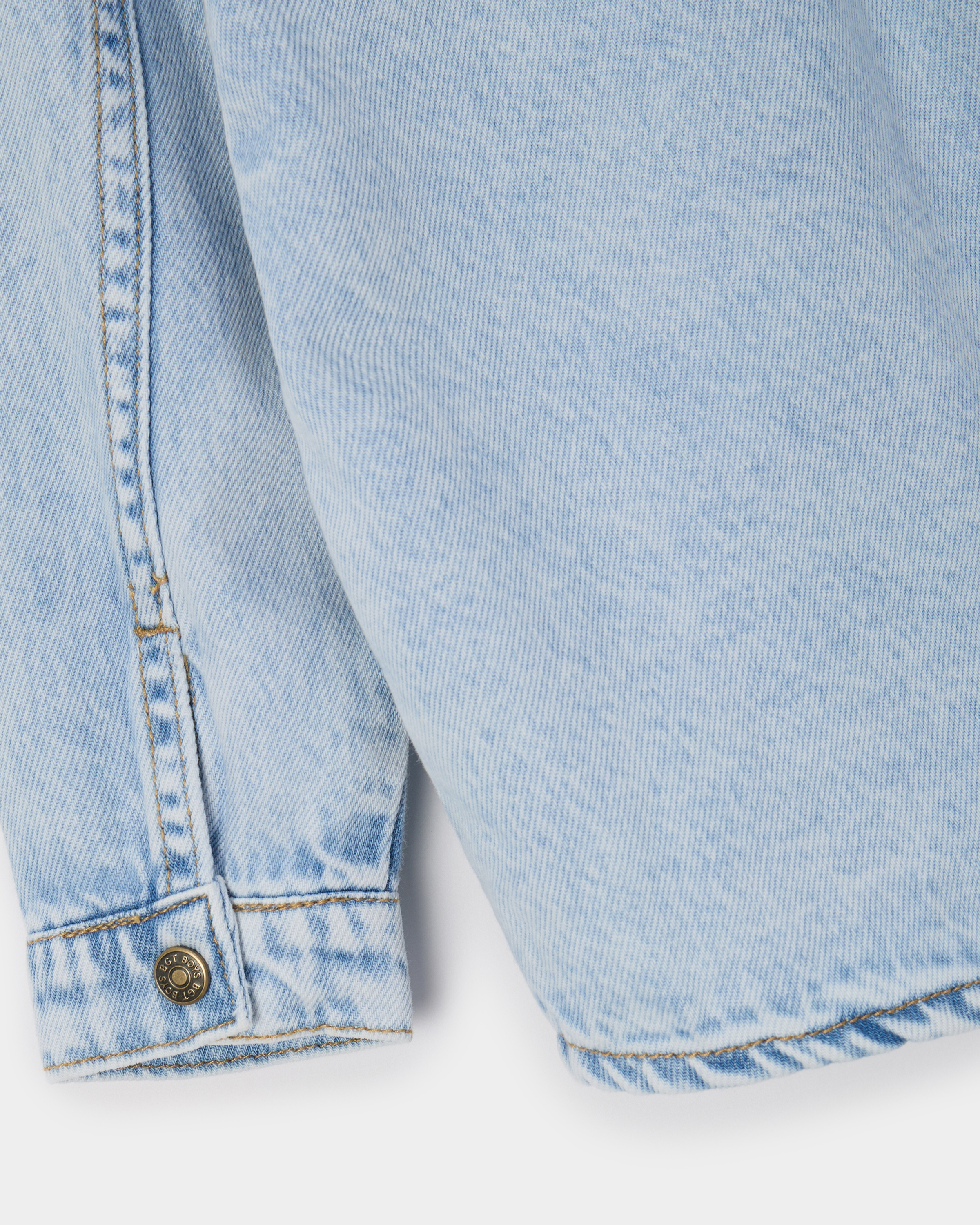 Джинсовая рубашка Baby Go Trend S26BT-2BD01ib-55 - фото 5