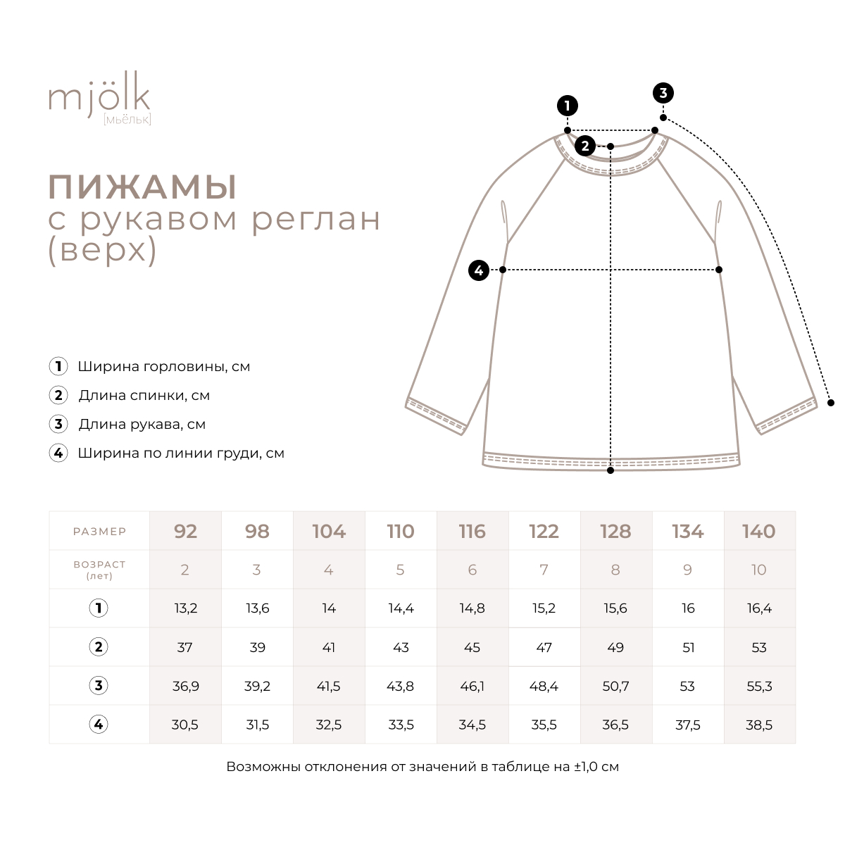 Пижама Mjolk 9092493 - фото 4