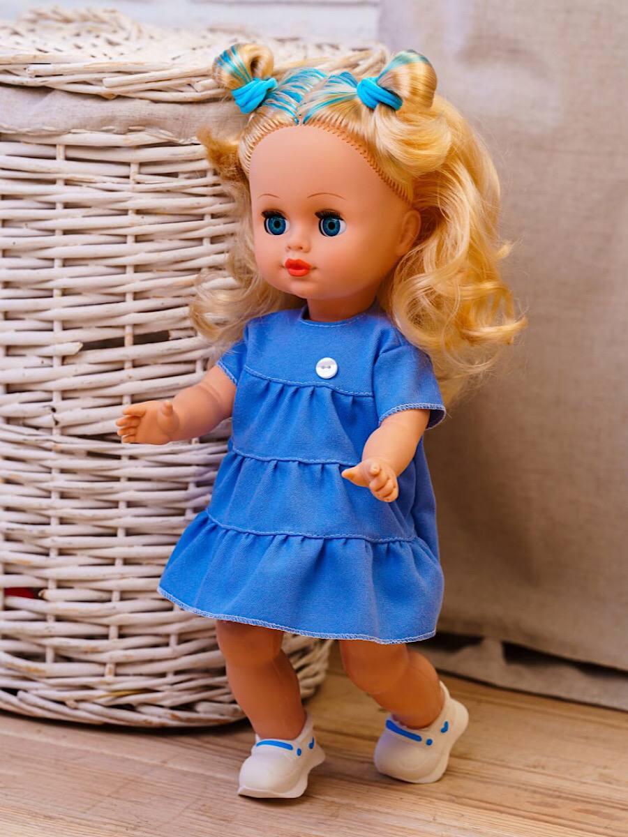 Кукла классическая СТРАНА КУКОЛ большая говорящая Карина высота 40 см 21-26.3 - фото 18