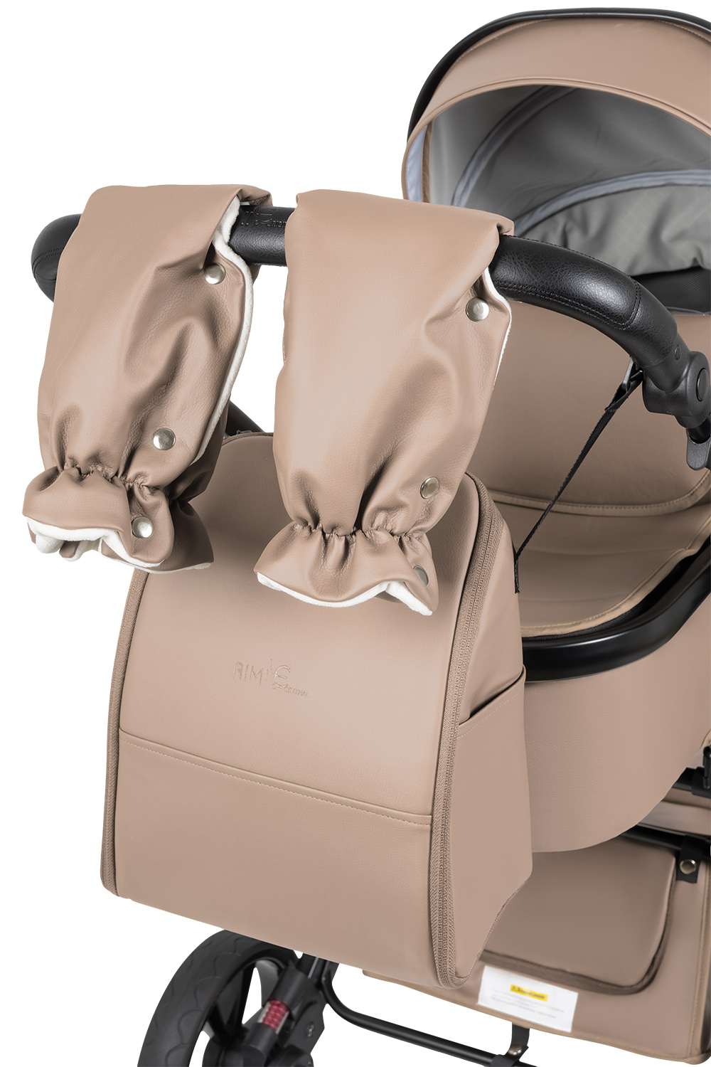 Коляска трансформер Aimile Adventurer коричневый - фото 29