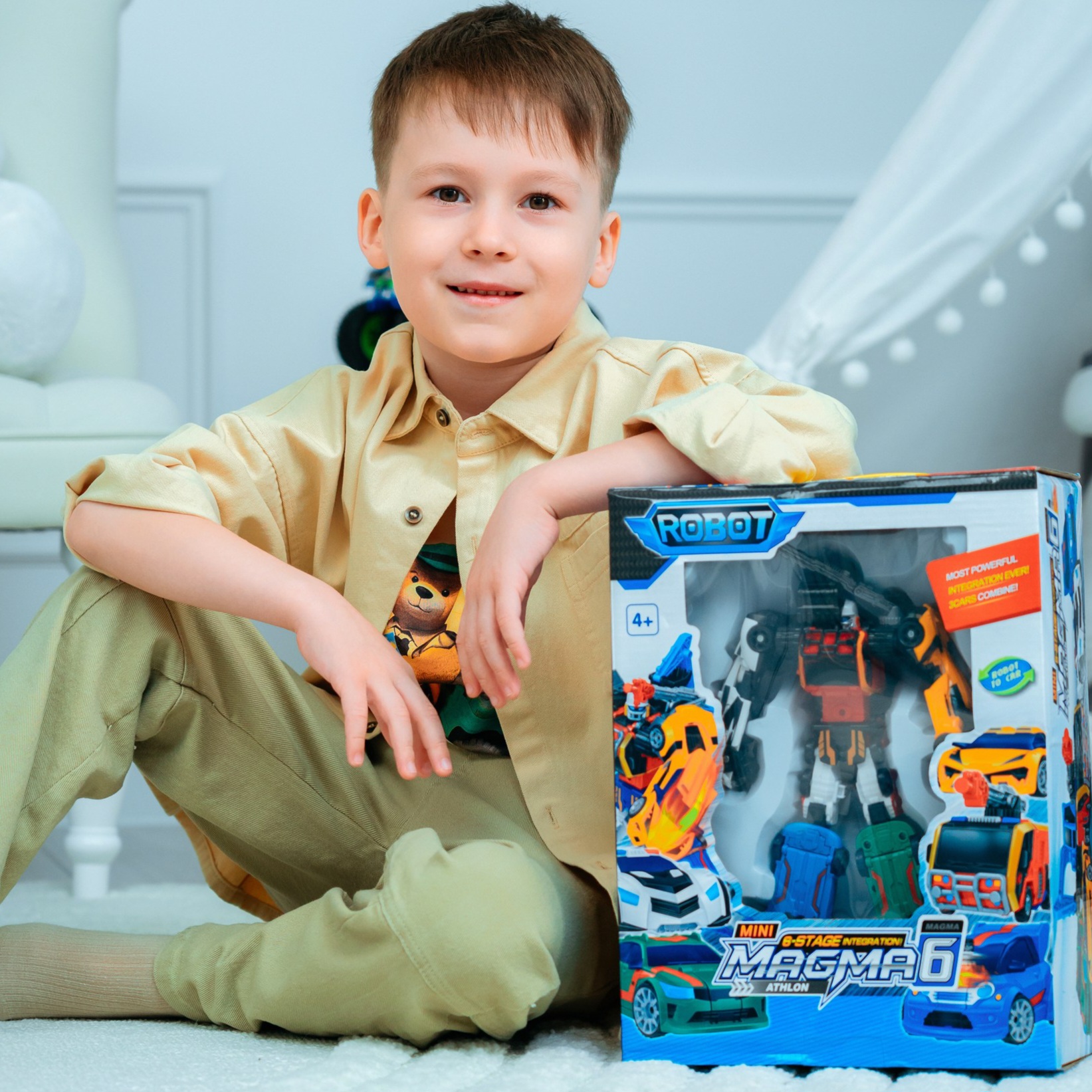 Фигурка BalaToys Робот Трансформер 6 в 1 - фото 2