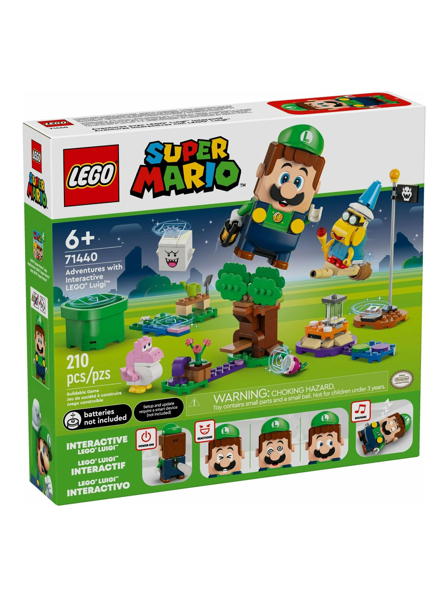 Конструктор LEGO Super Mario Луиджи 210 дет. - фото 1