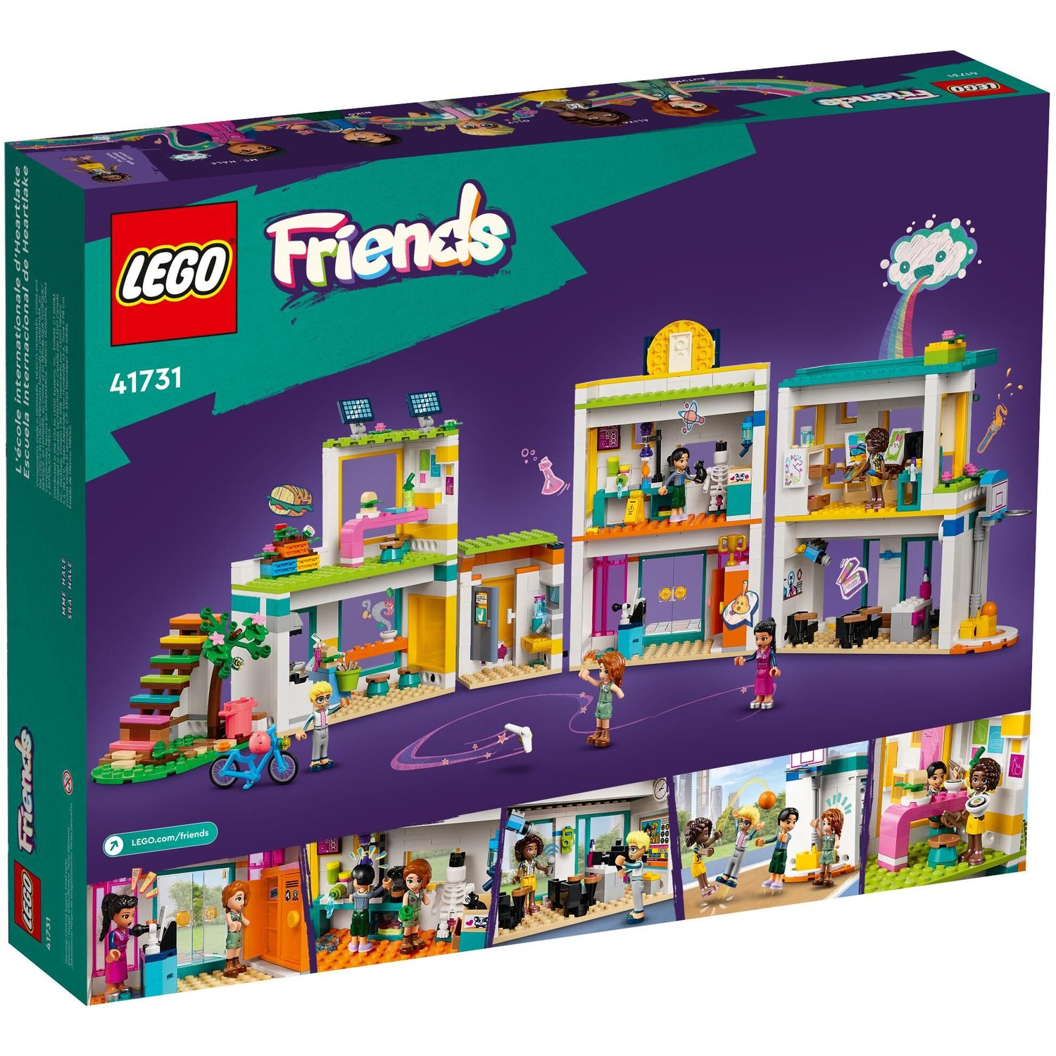 Конструктор LEGO Friends Международная школа Хартлейк блочный - фото 11