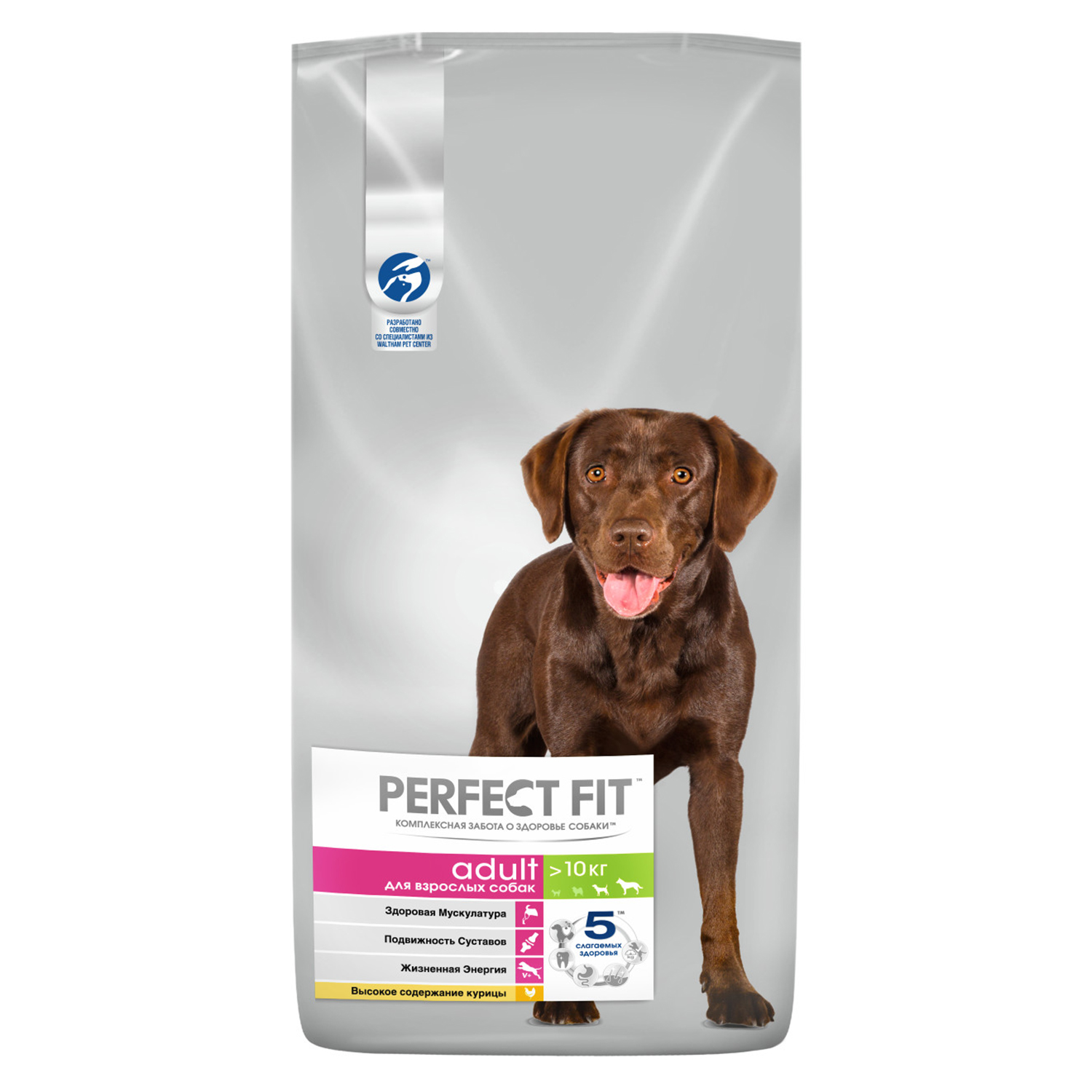 Корм для собак PerfectFit для средних и крупных пород с курицей сухой 14.5кг - фото 1