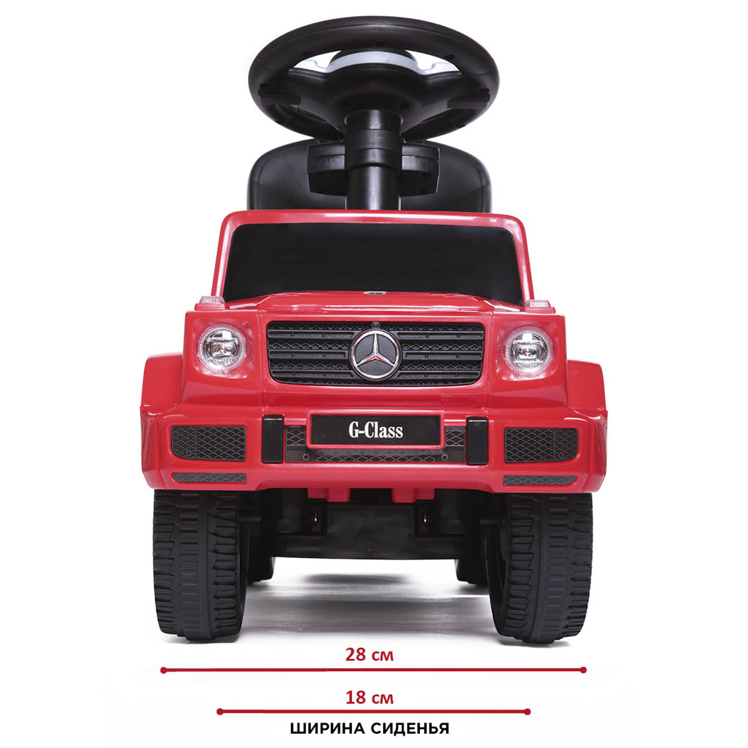 Пушкар BabyCare Mercedes G350d с ручкой - фото 9