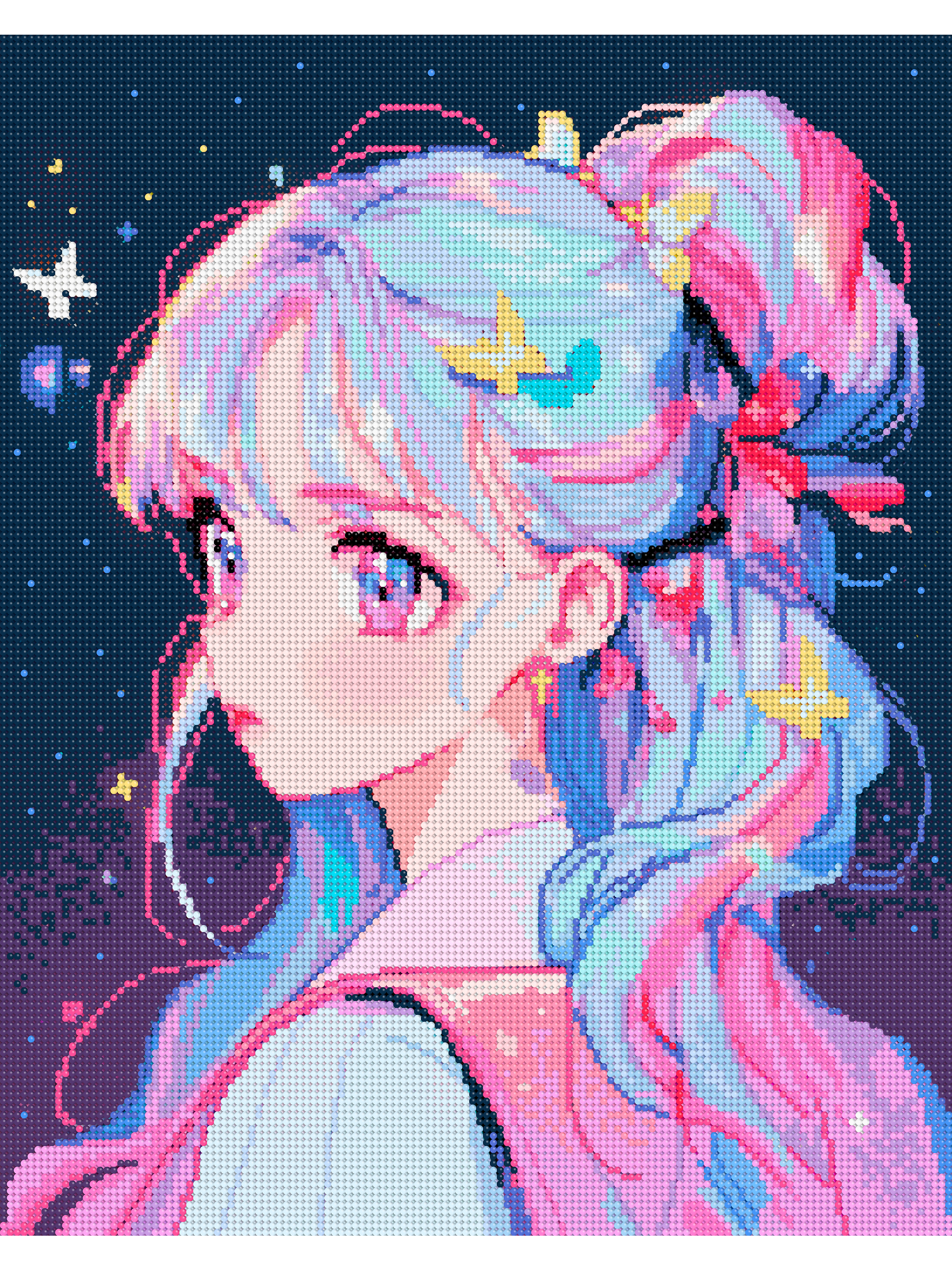 Алмазная мозаика Art sensation Аниме милашка в ассортименте - фото 2