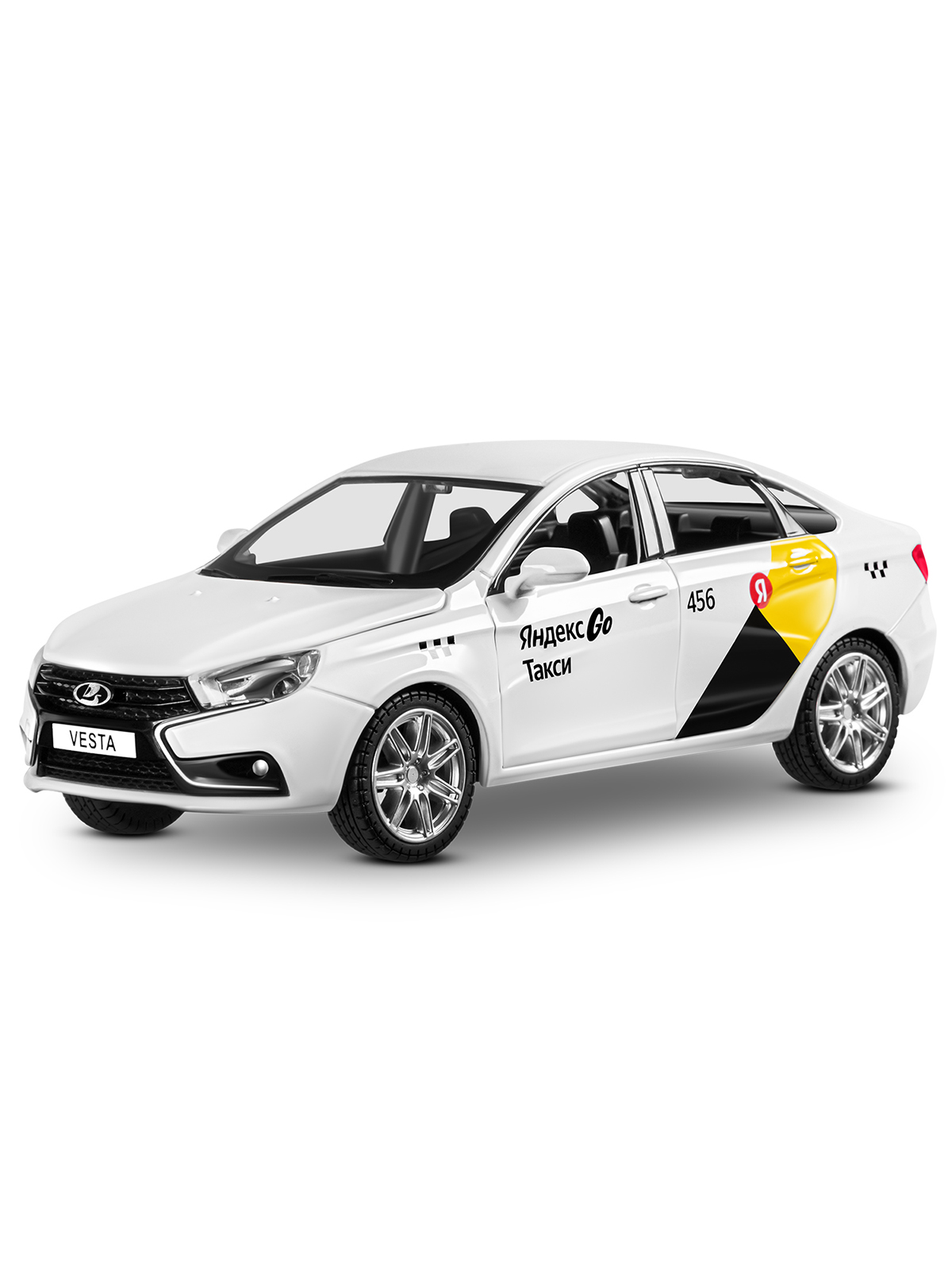 Автомобиль Яндекс GO LADA Vesta Такси озвучено Алисой 1:24 JB1251344/Яндекс GO - фото 13