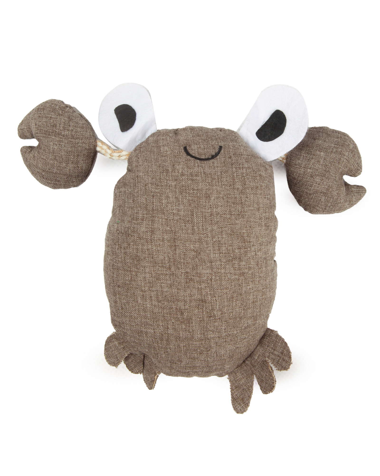 Игрушка для собак Barbaks Краб Леонтий мягкий с пищалкой 21*17см - фото 1