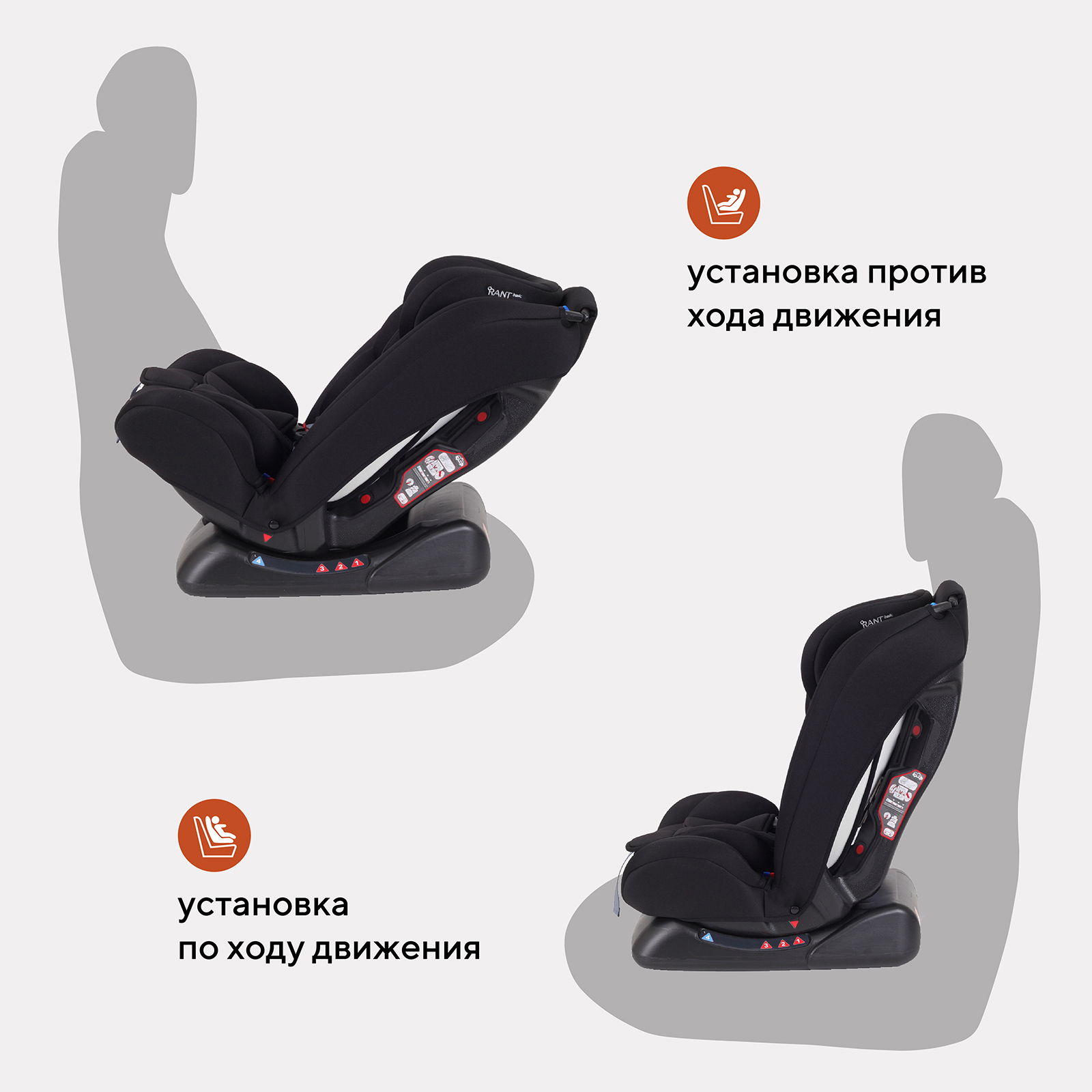 Автокресло Rant Basic Unity Black 0+/1/2/3 (0-36 кг) - фото 3
