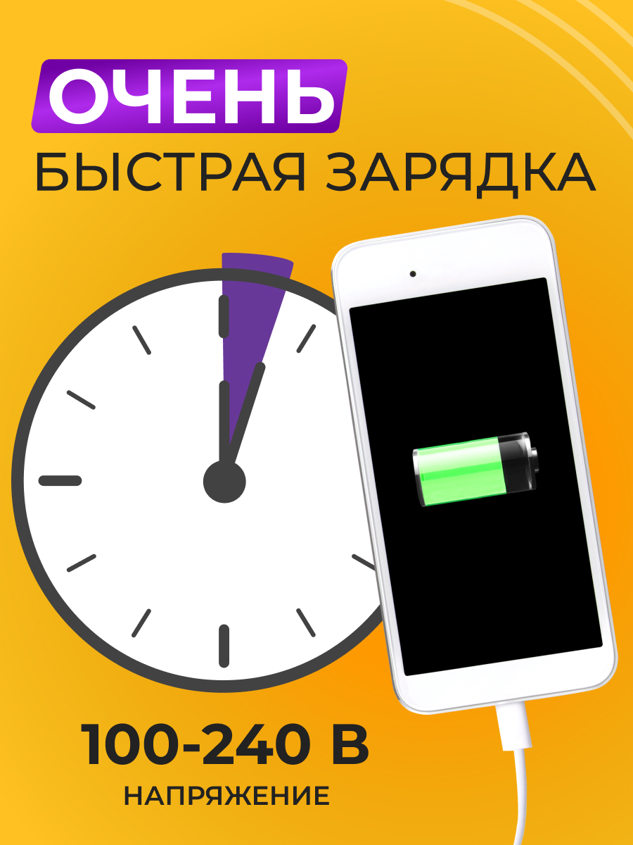 Зарядное устройство REXANT 2 USB и Type-C с переходниками - фото 4