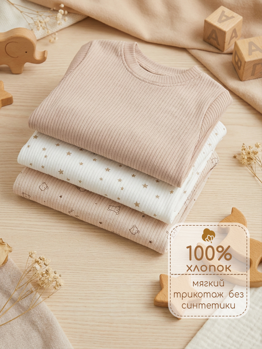 Боди 3 шт Milimbi 035.12/1ВМИШ - фото 3