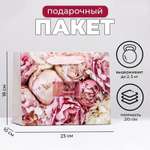 Пакет ламинированный UPAK LAND Цветы для самой красивой 23 х 18 х 10 см