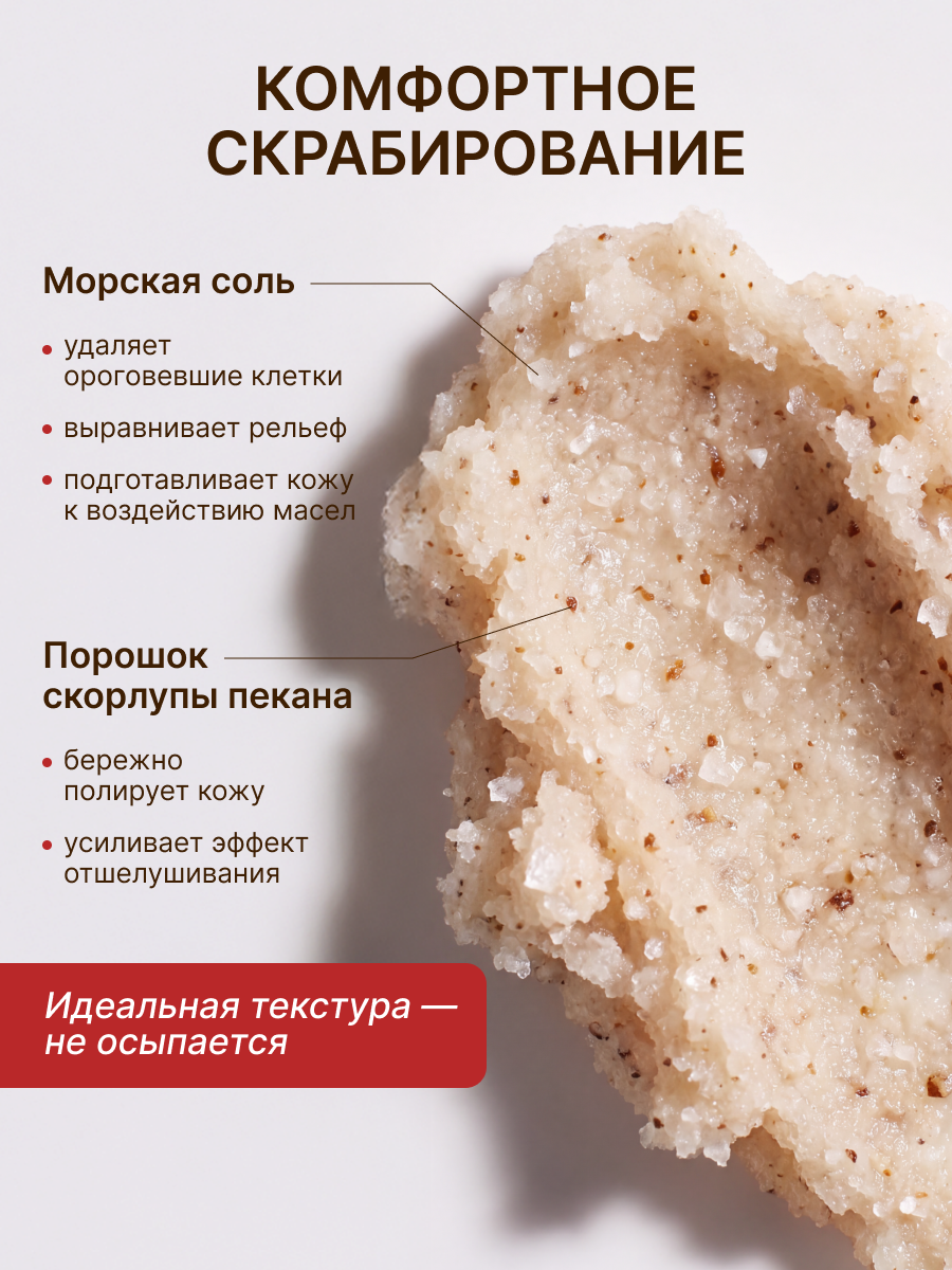 Скраб ELEMENT с Кокосом и белым перцем 250 мл - фото 7