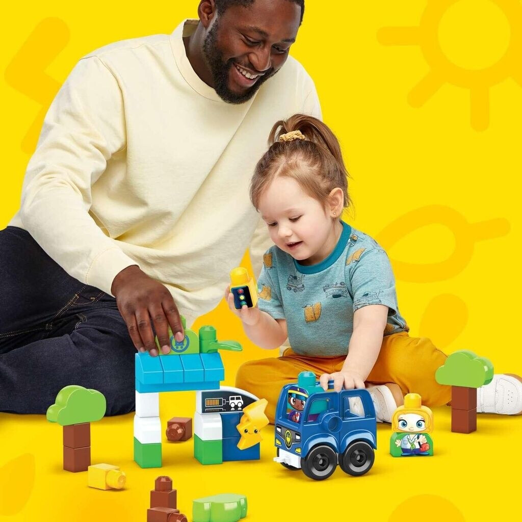 Конструктор Mega Bloks Green Town Charge and Go Bus 32 дет. - фото 3