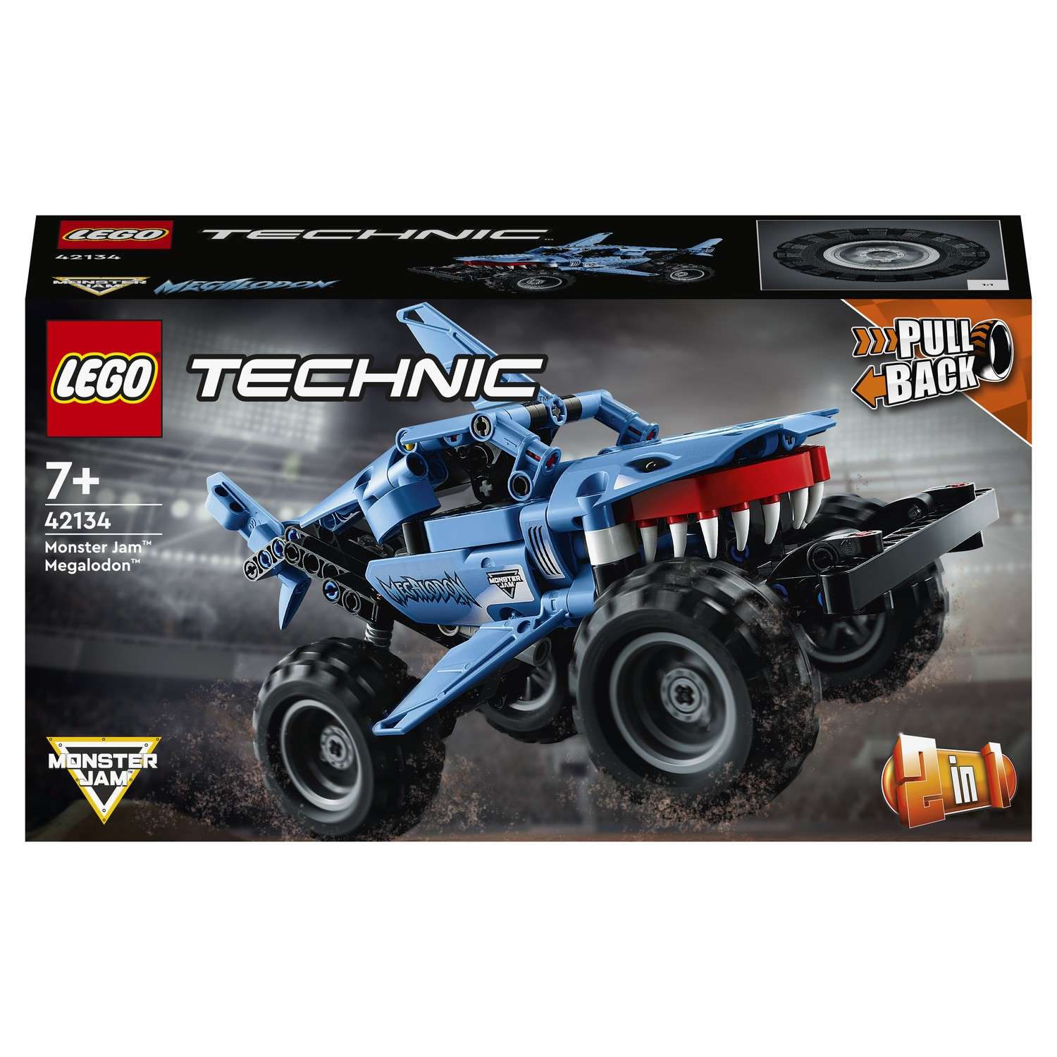 Конструктор LEGO Technic Monster Jam Megalodon блочный - фото 2