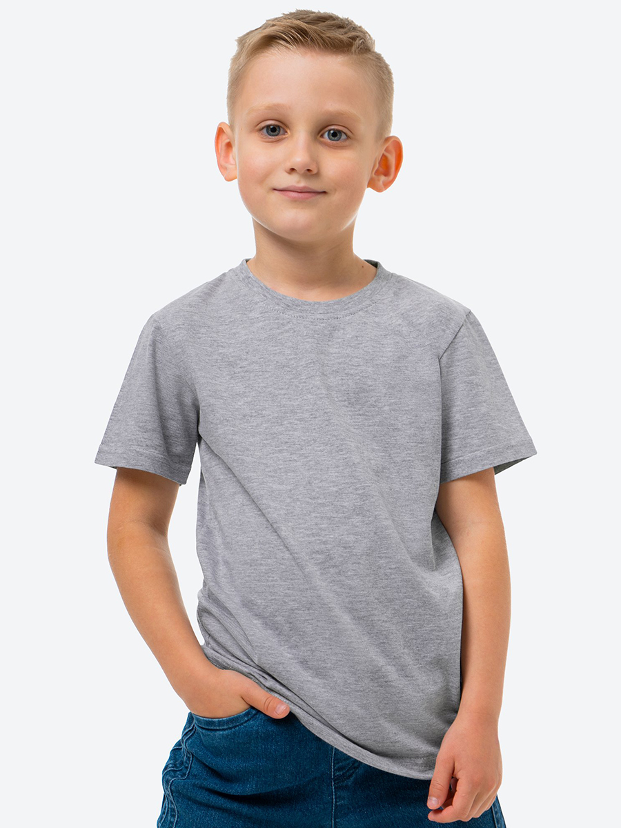 Футболка 3 шт HappyFox HF5501N3серыймеланж.т.бордовый.синий - фото 10